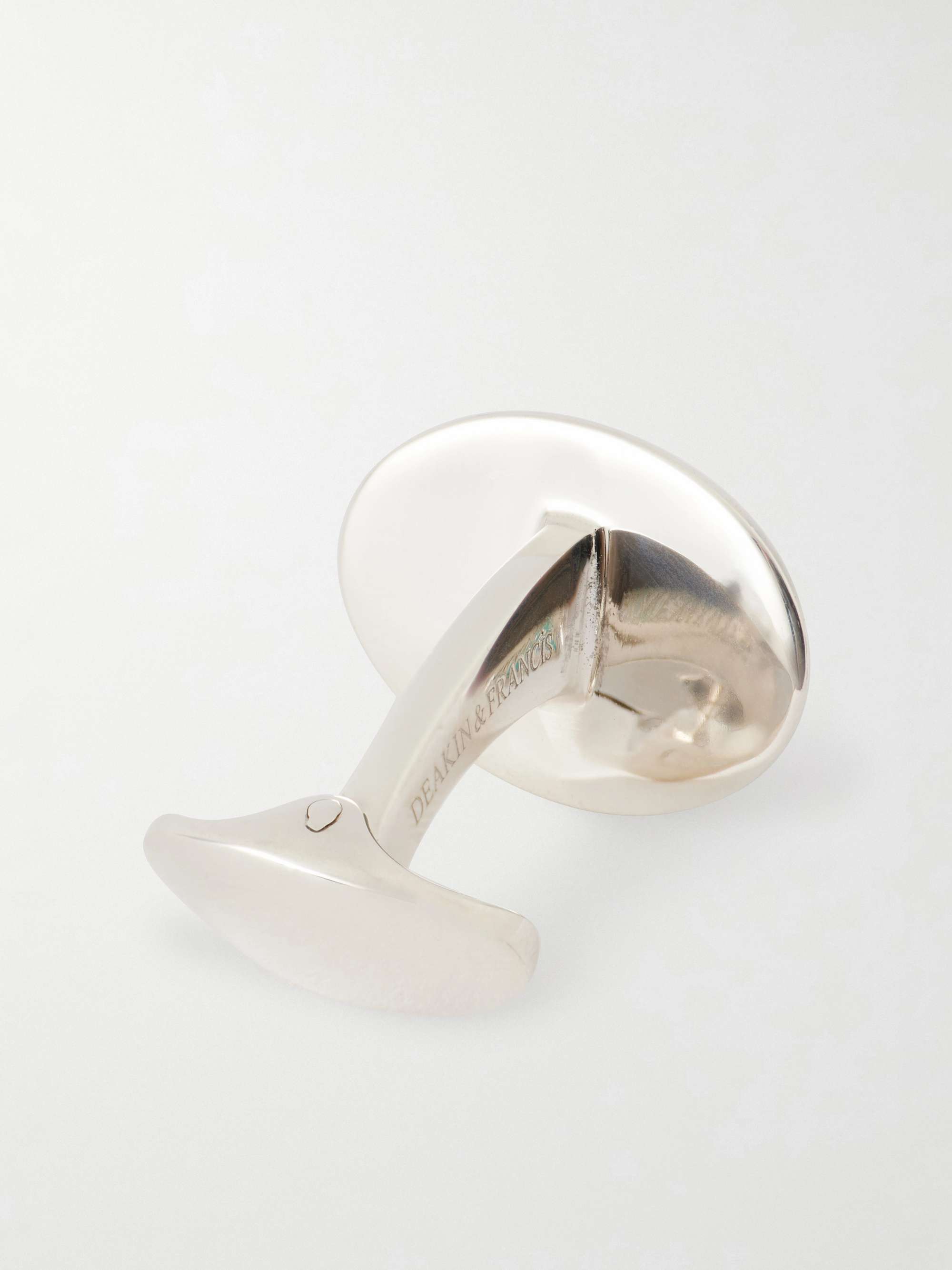 DEAKIN & FRANCIS Enamelled Sterling Silver Cufflinks