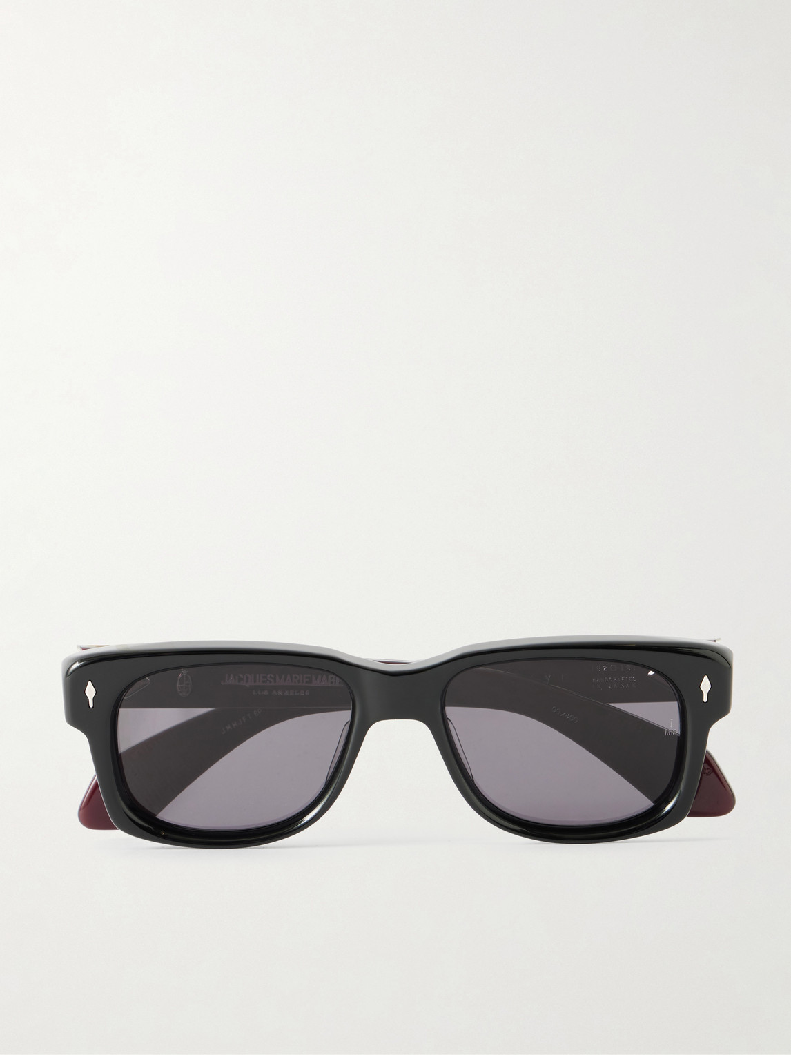 Jacques Marie Mage – Jeff Goldblum Fly In Bloodstone D-Frame Acetate Sunglasses