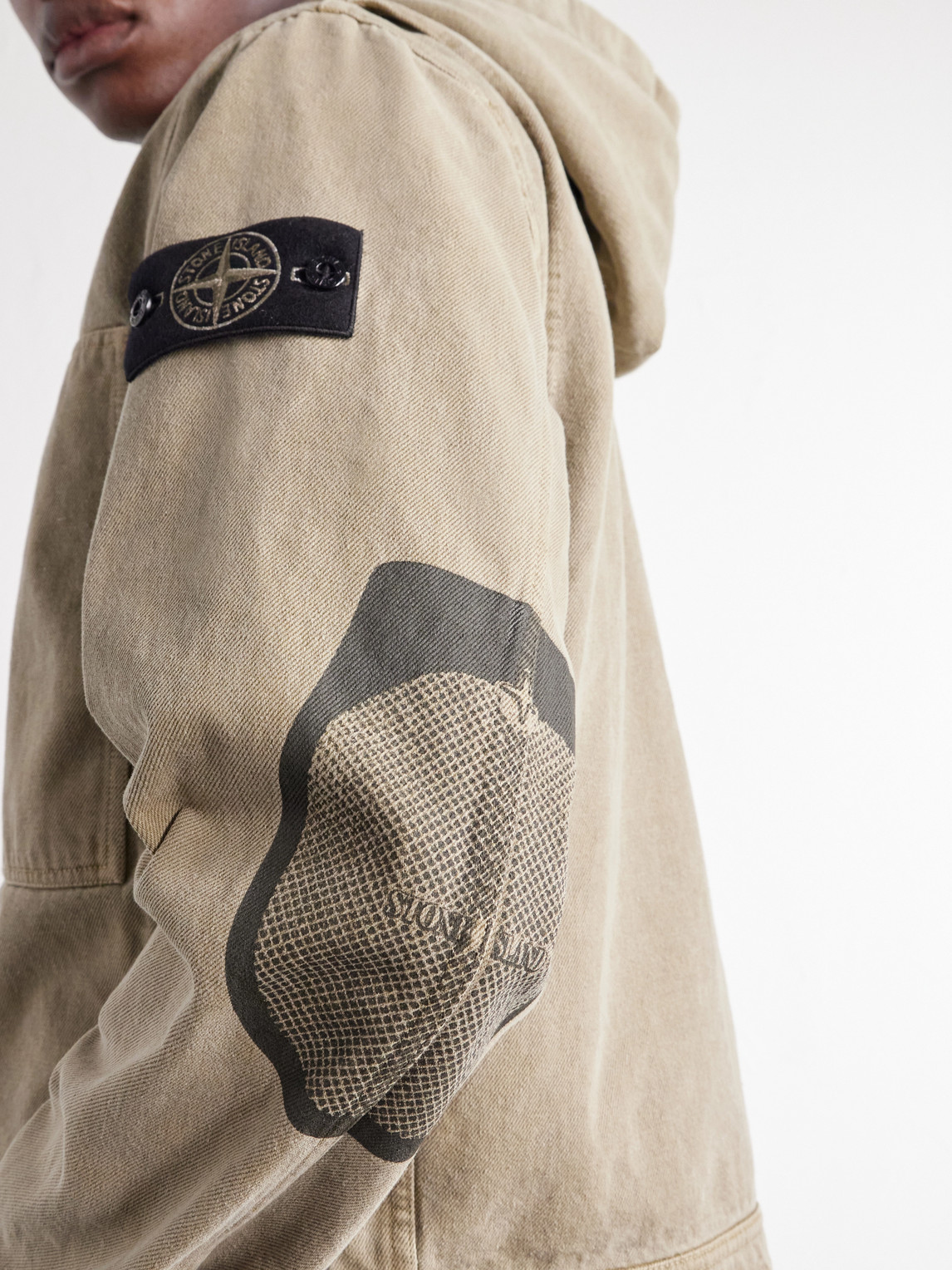 Hooded Mineral Dyed Cotton-Gabardine Jacket