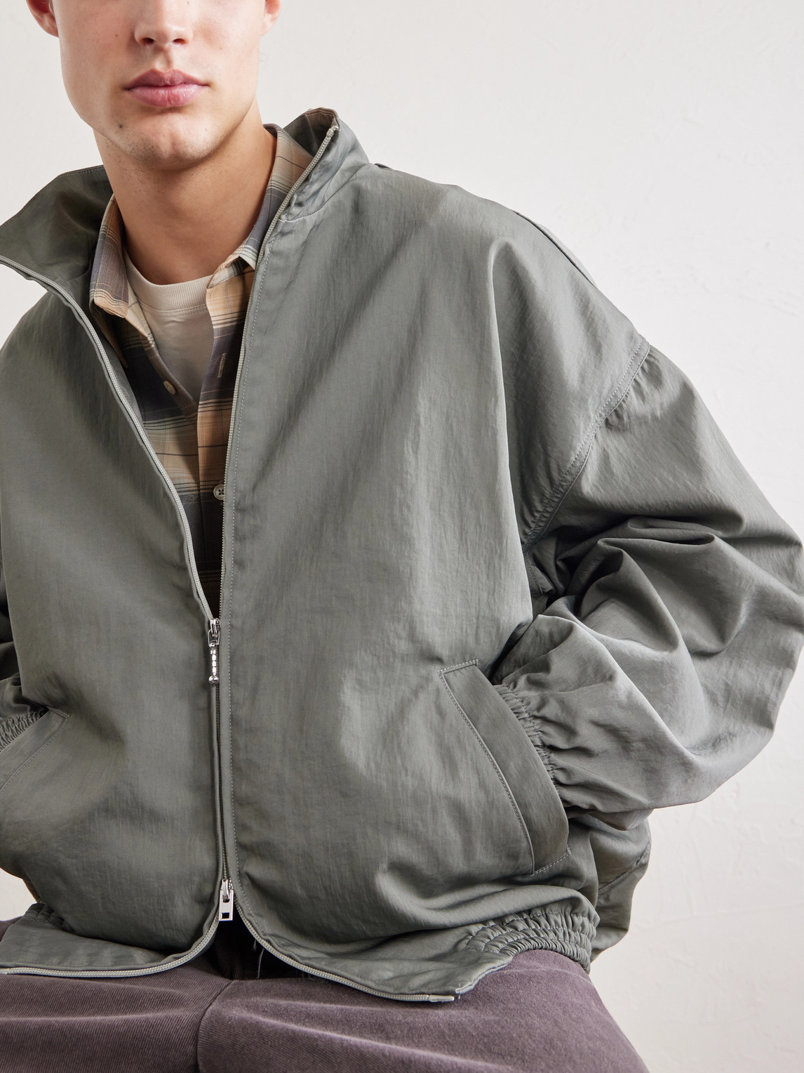 Shell Blouson Jacket