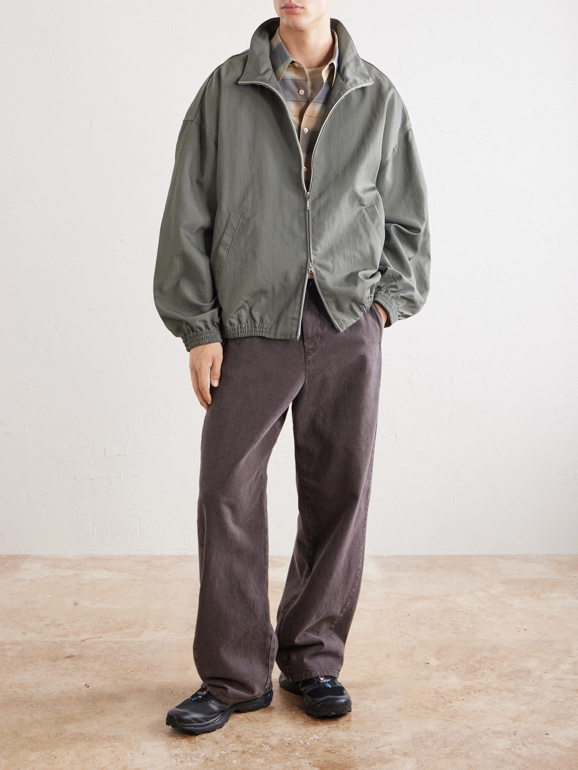 Shell Blouson Jacket