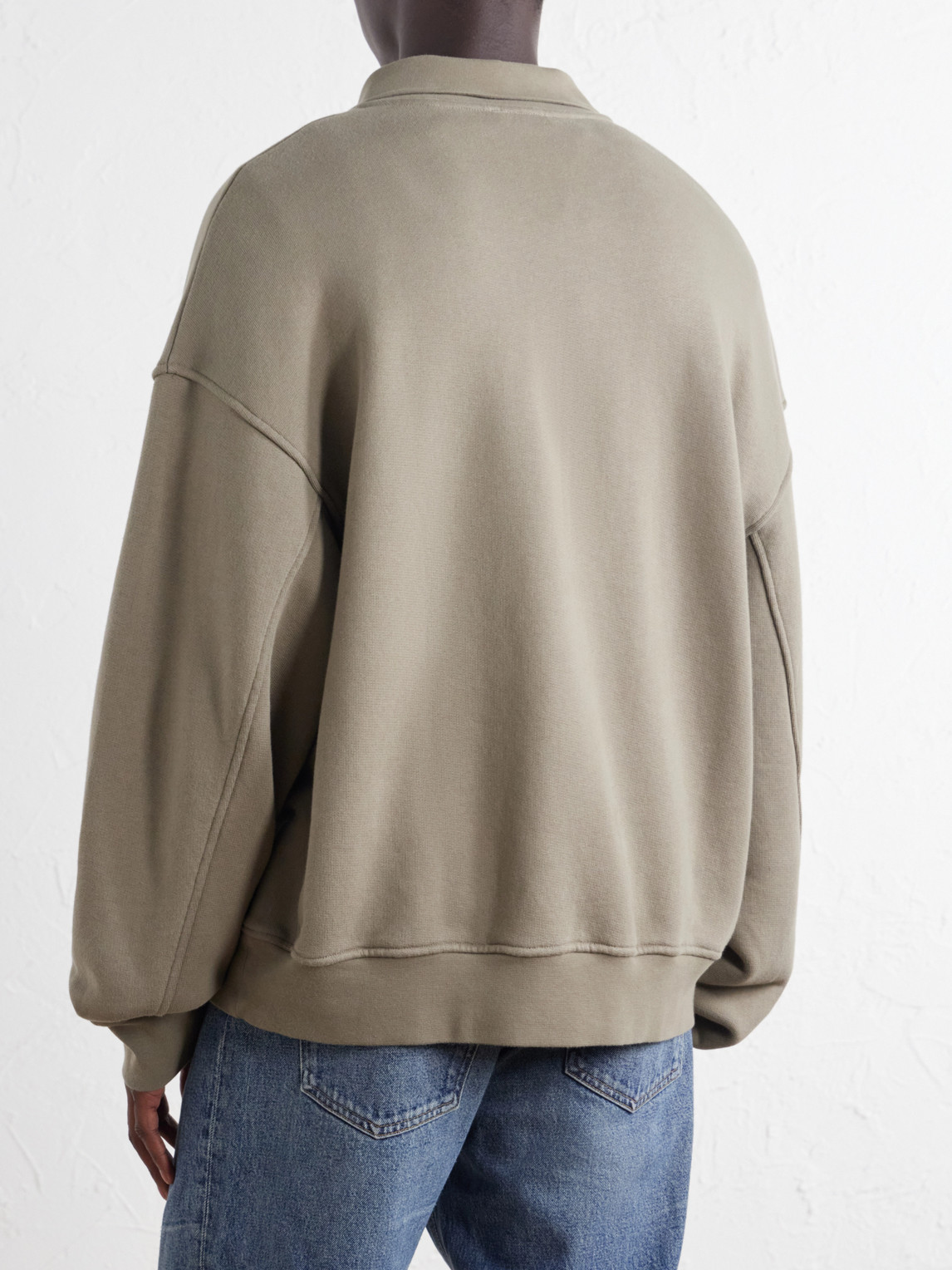 Pavillion Cotton-Jersey Half-Zip Sweatshirt