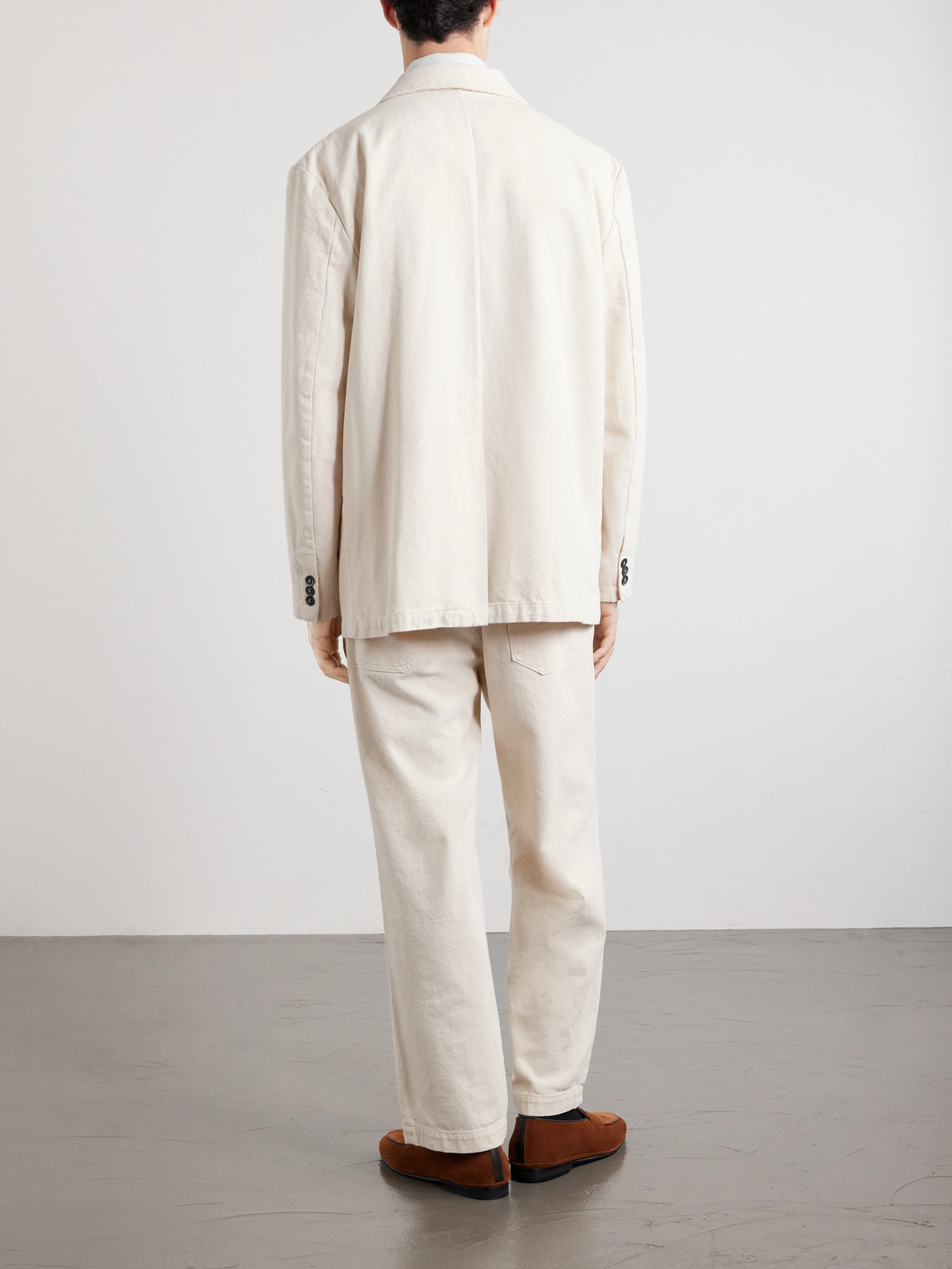 Cotton-Drill Suit Jacket