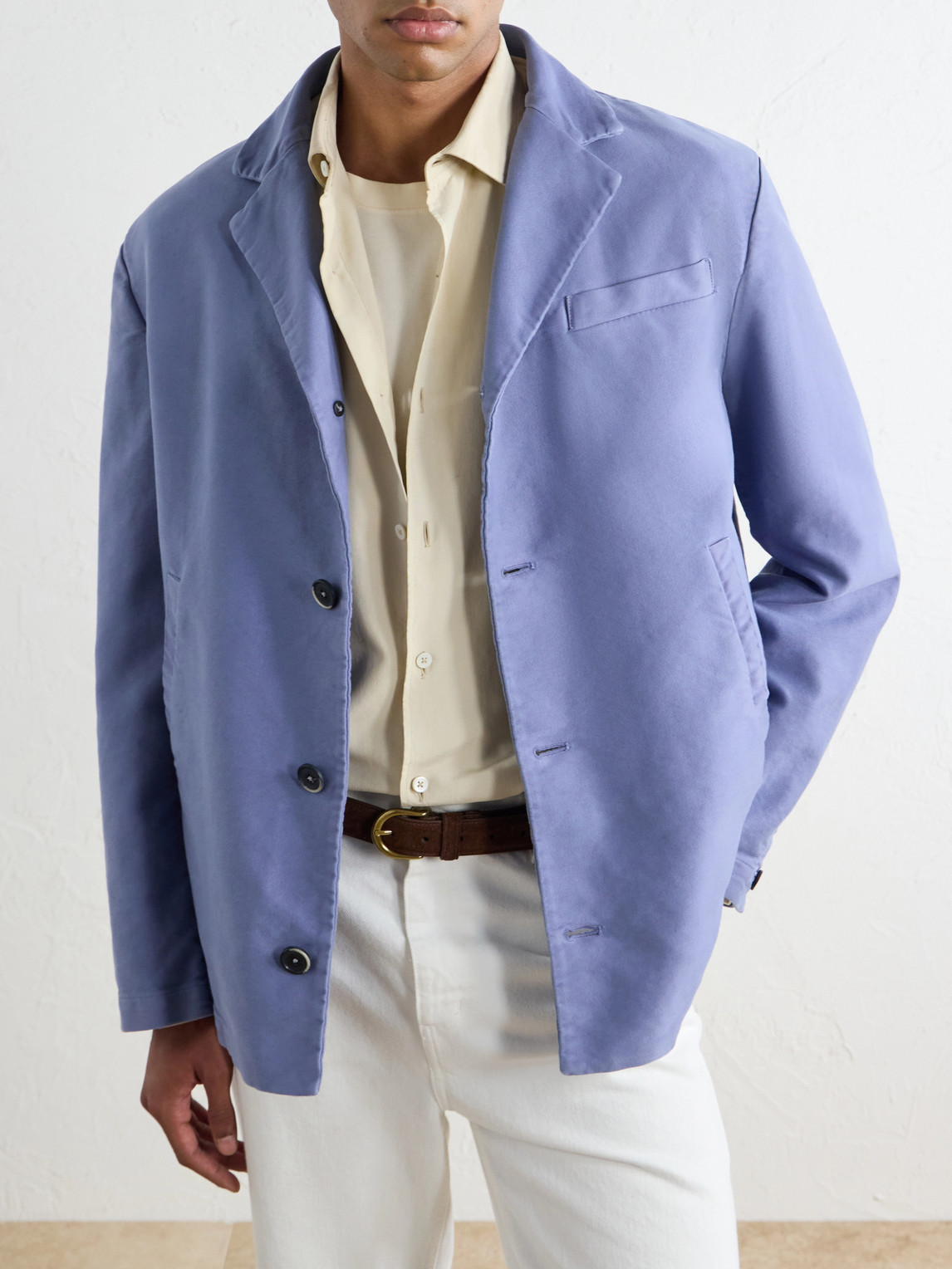 Cotton-Satin Blouson