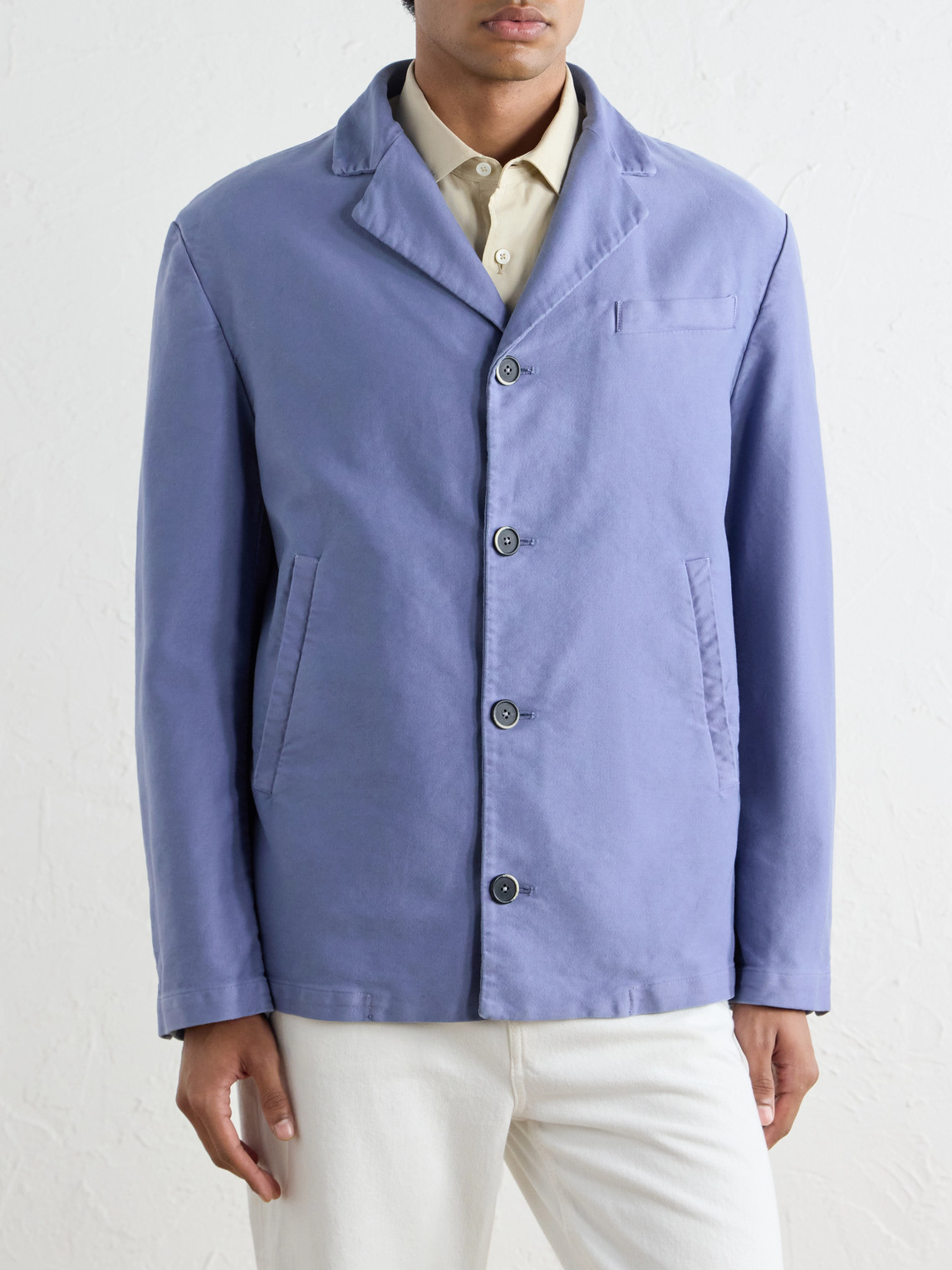 Cotton-Satin Blouson