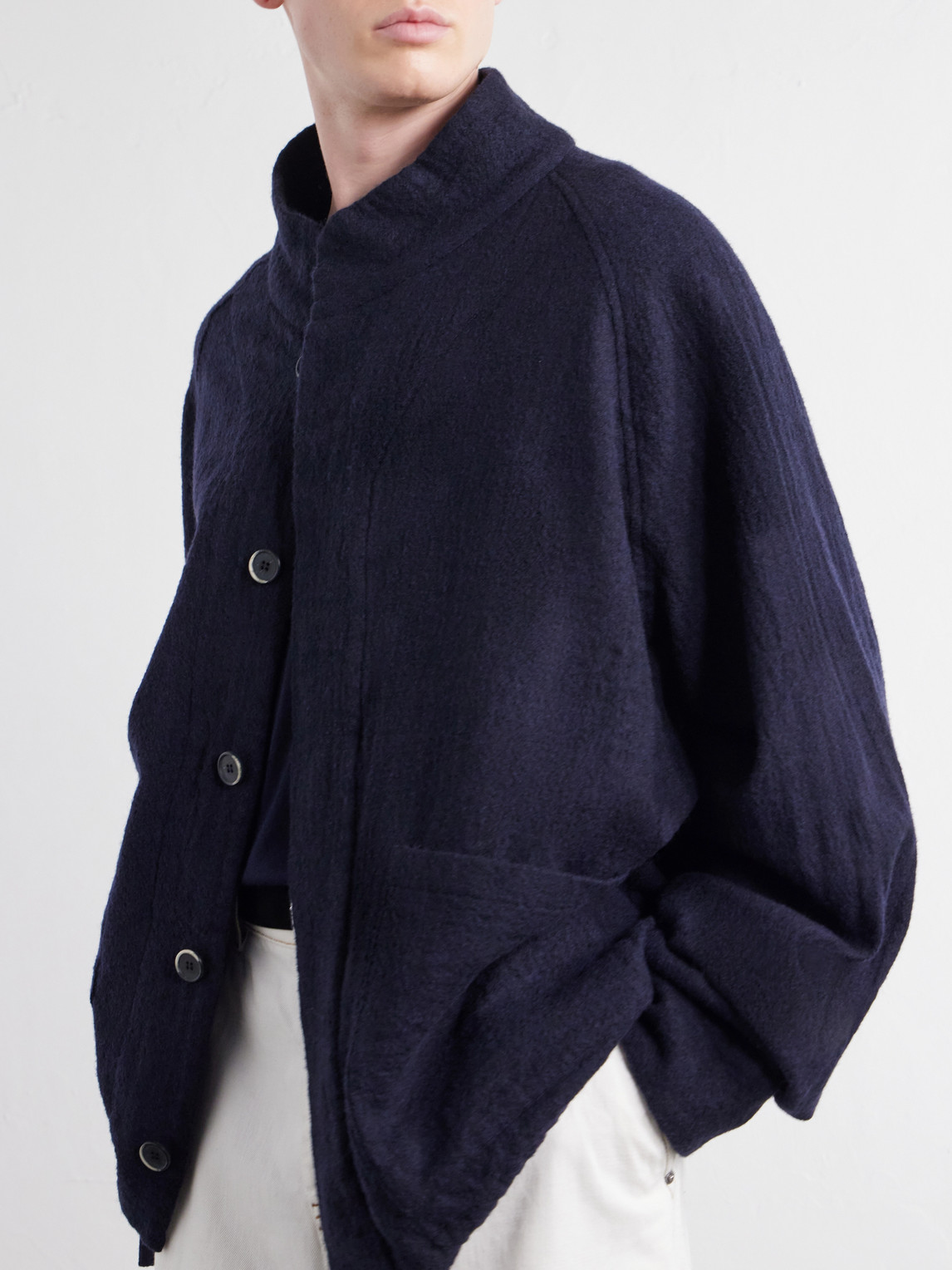 Barcarolo Virgin Wool Blouson Jacket