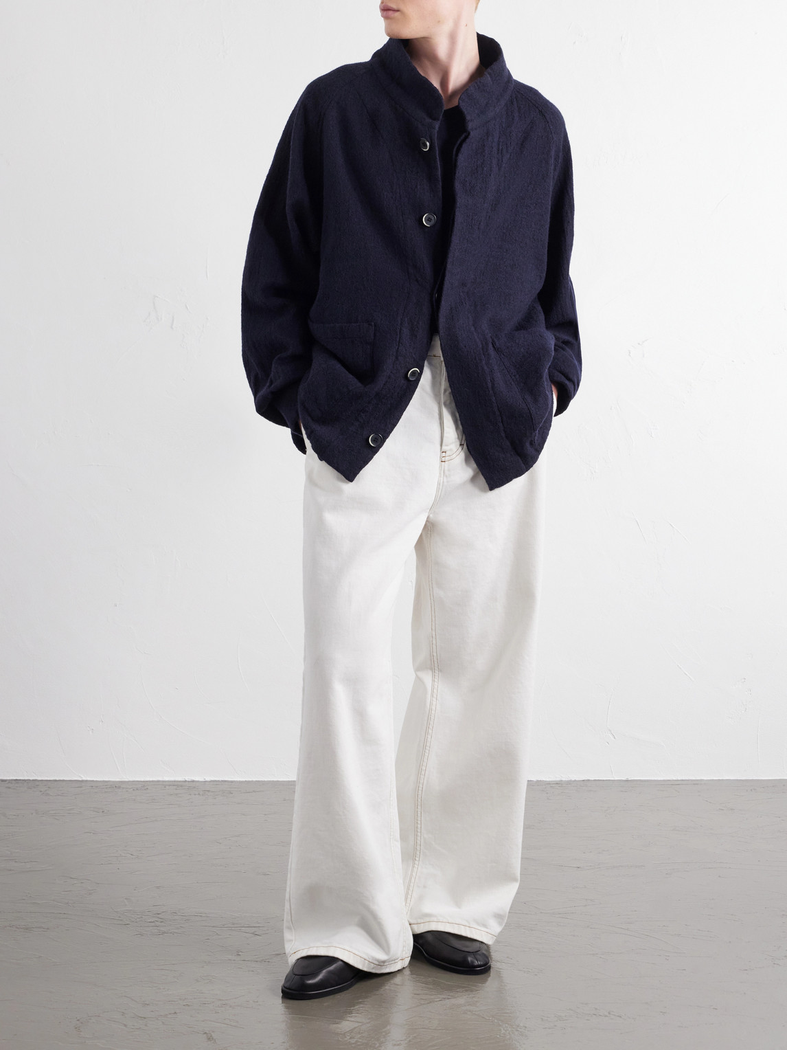 Barcarolo Virgin Wool Blouson Jacket