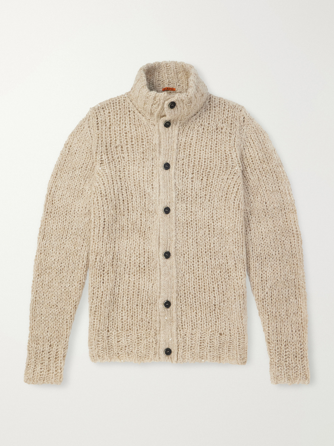 Barena Alpaca, Wool and Linen-Blend Cardigan - Men