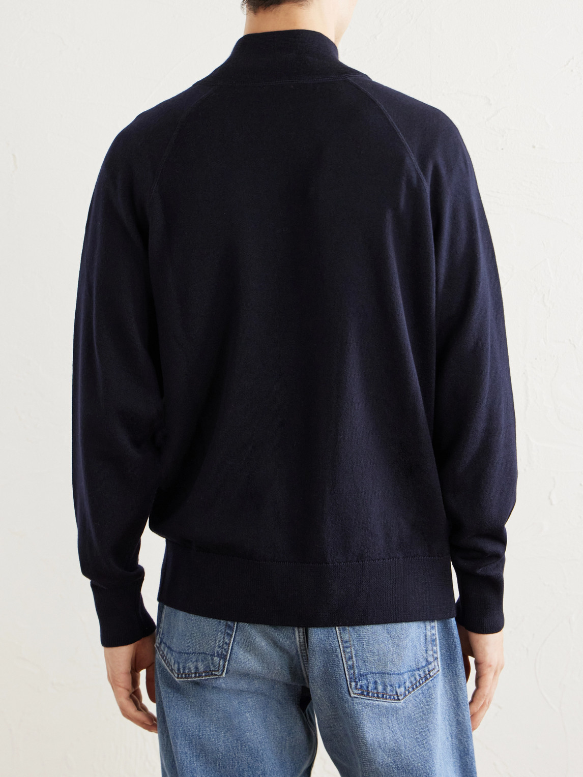 Merino Wool Half-Zip Sweater
