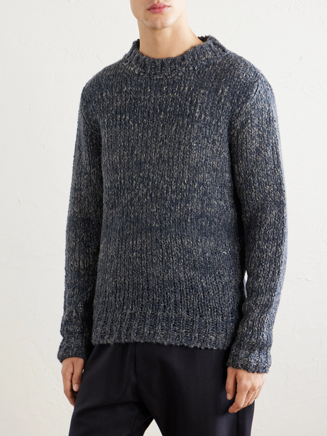 Alpaca, Wool And Linen-Blend Sweater
