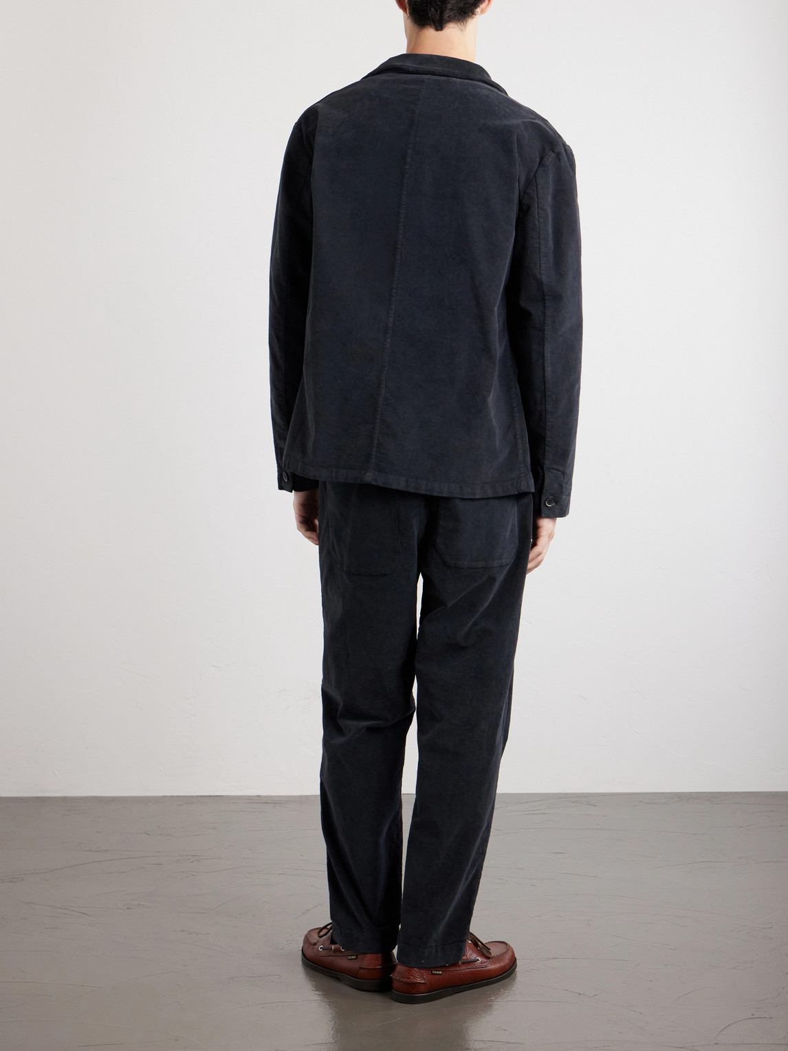 Stretch-Cotton Moleskin Overshirt