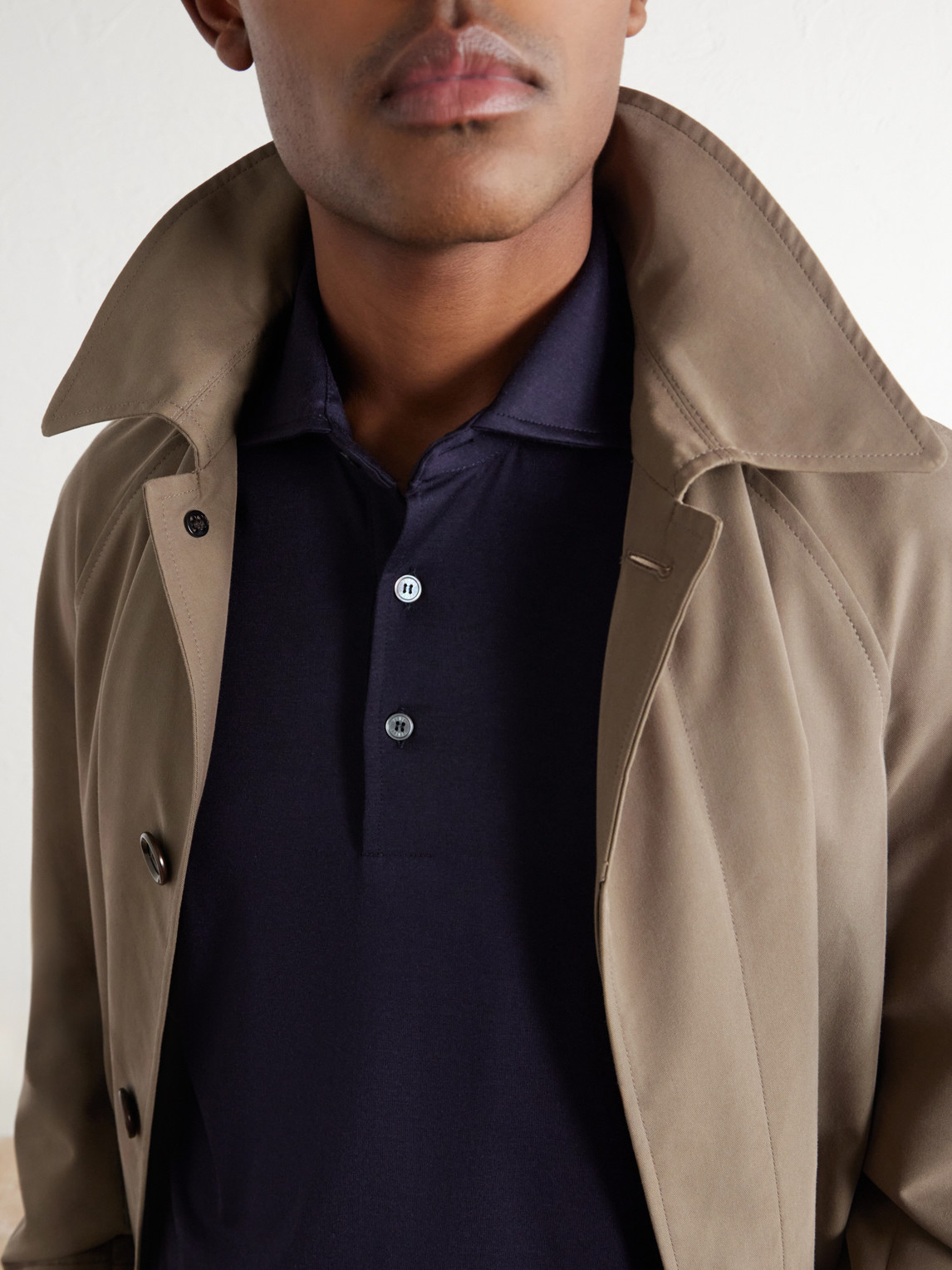 Helium Wool-Jersey Polo Shirt