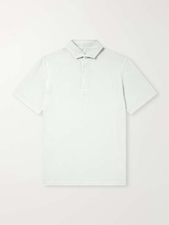 Fedeli Cotton-Jersey Polo Shirt