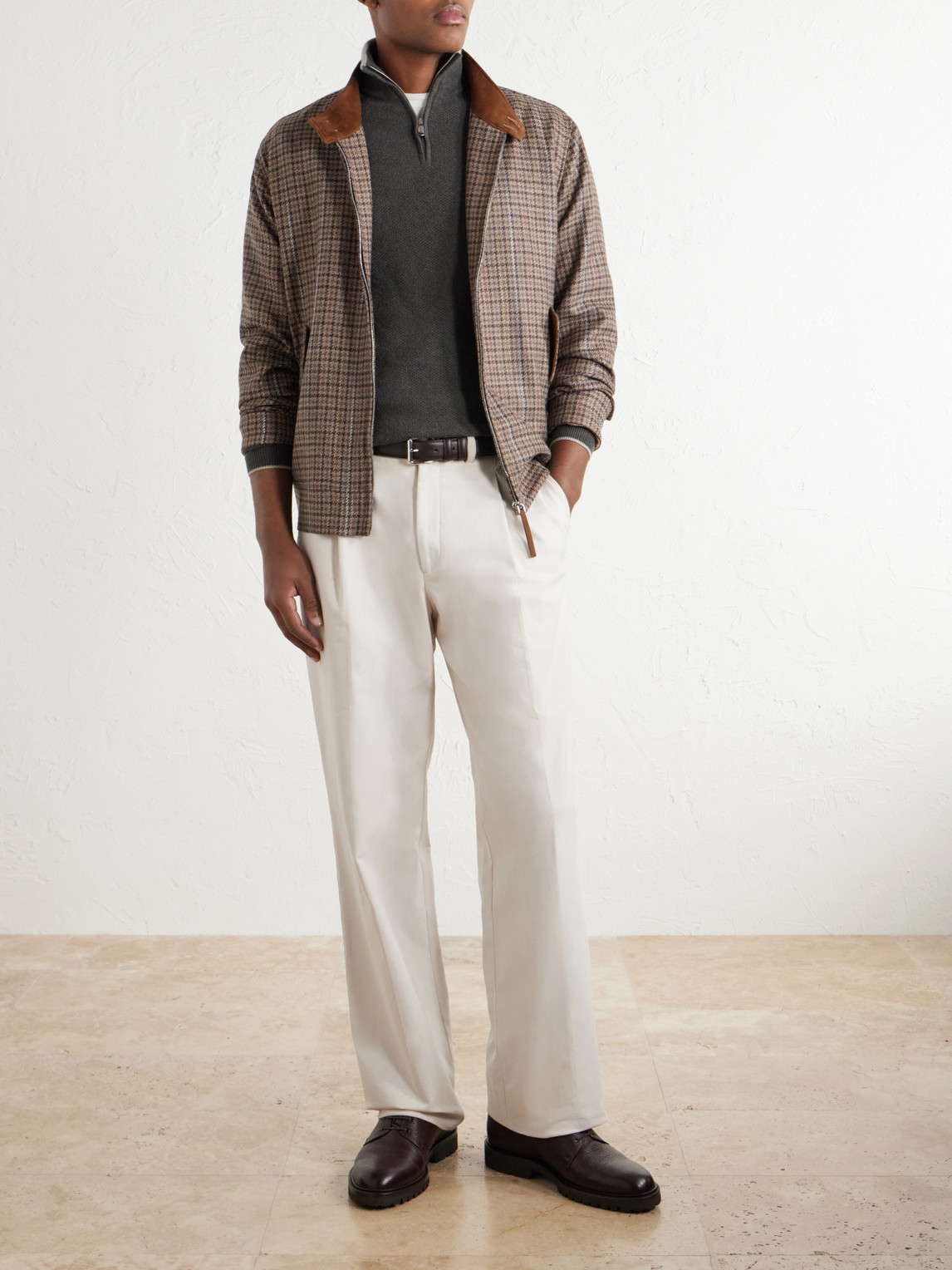 Ape Half-Zipped Cashmere Sweater