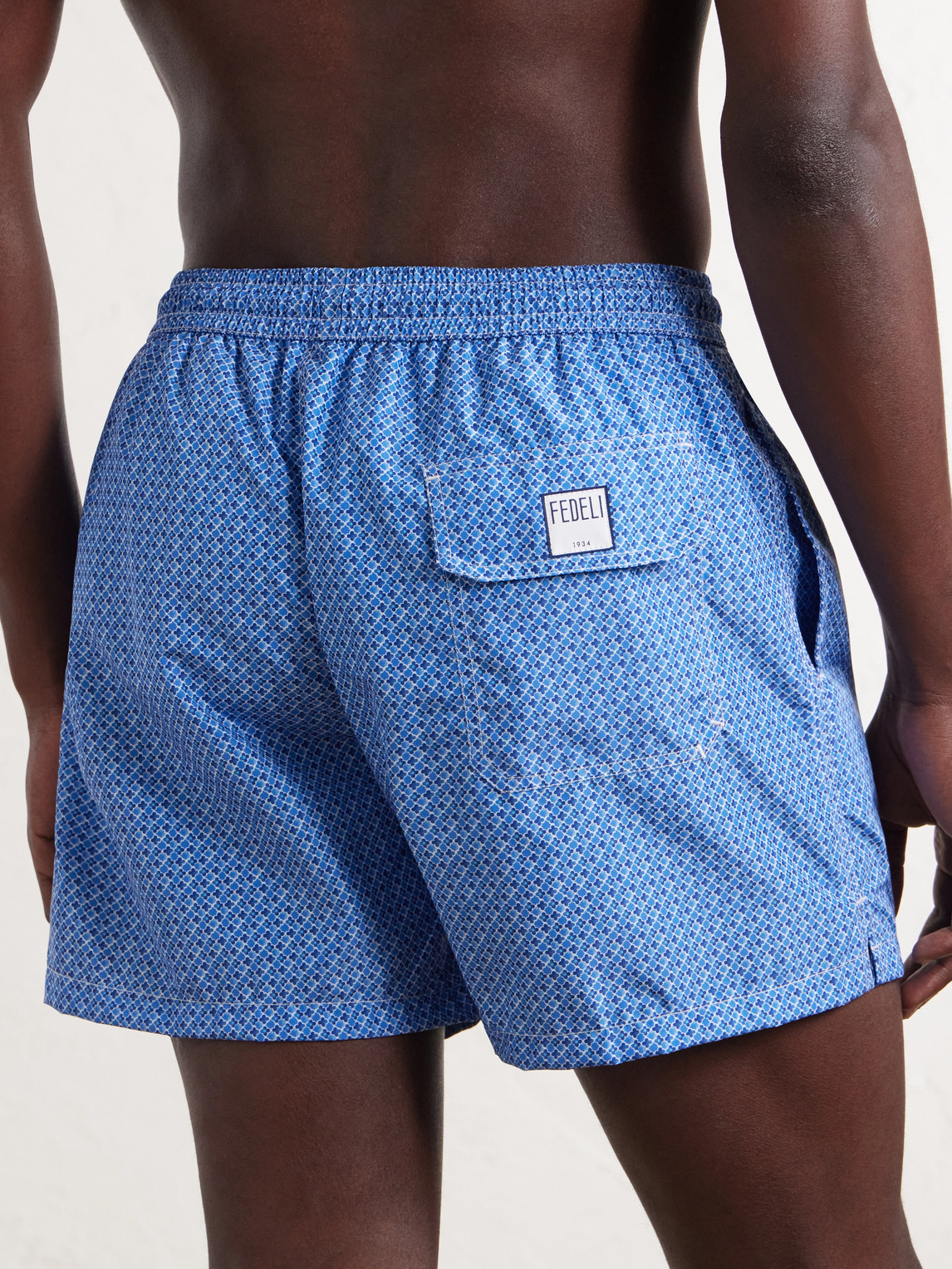 FEDELI Madeira Printed Straight-Leg Swim Shorts - Men | Thumbnail 3
