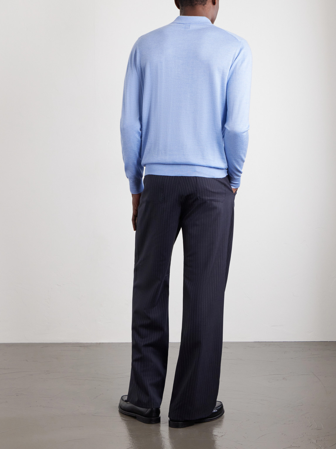 Sportman Cashmere And Silk-Blend Polo Shirt