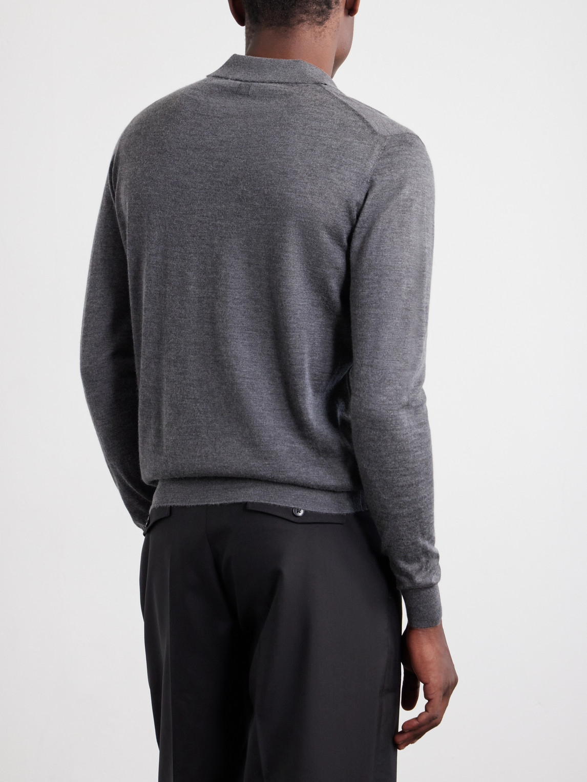 Sportman Cashmere And Silk-Blend Polo Shirt