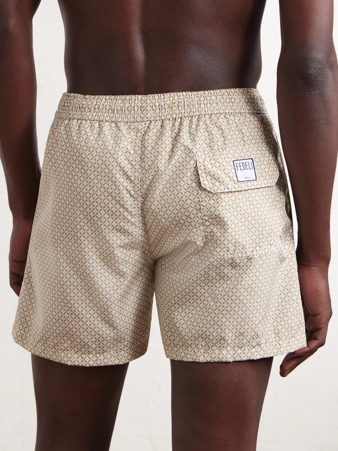 FEDELI Madeira Printed Straight-Leg Swim Shorts - Men | Thumbnail 3