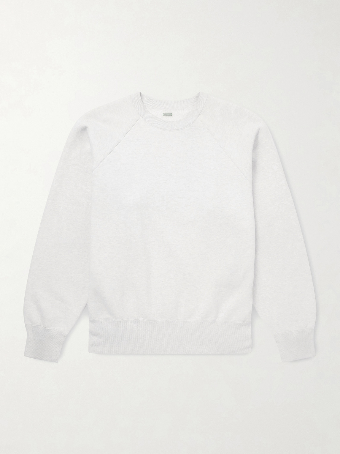 A.presse Cotton-jersey Sweatshirt In Gray