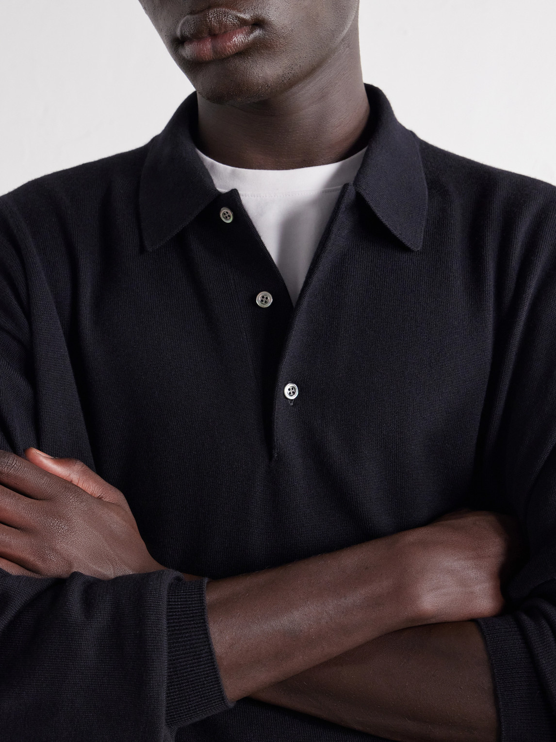 Wool Polo Shirt