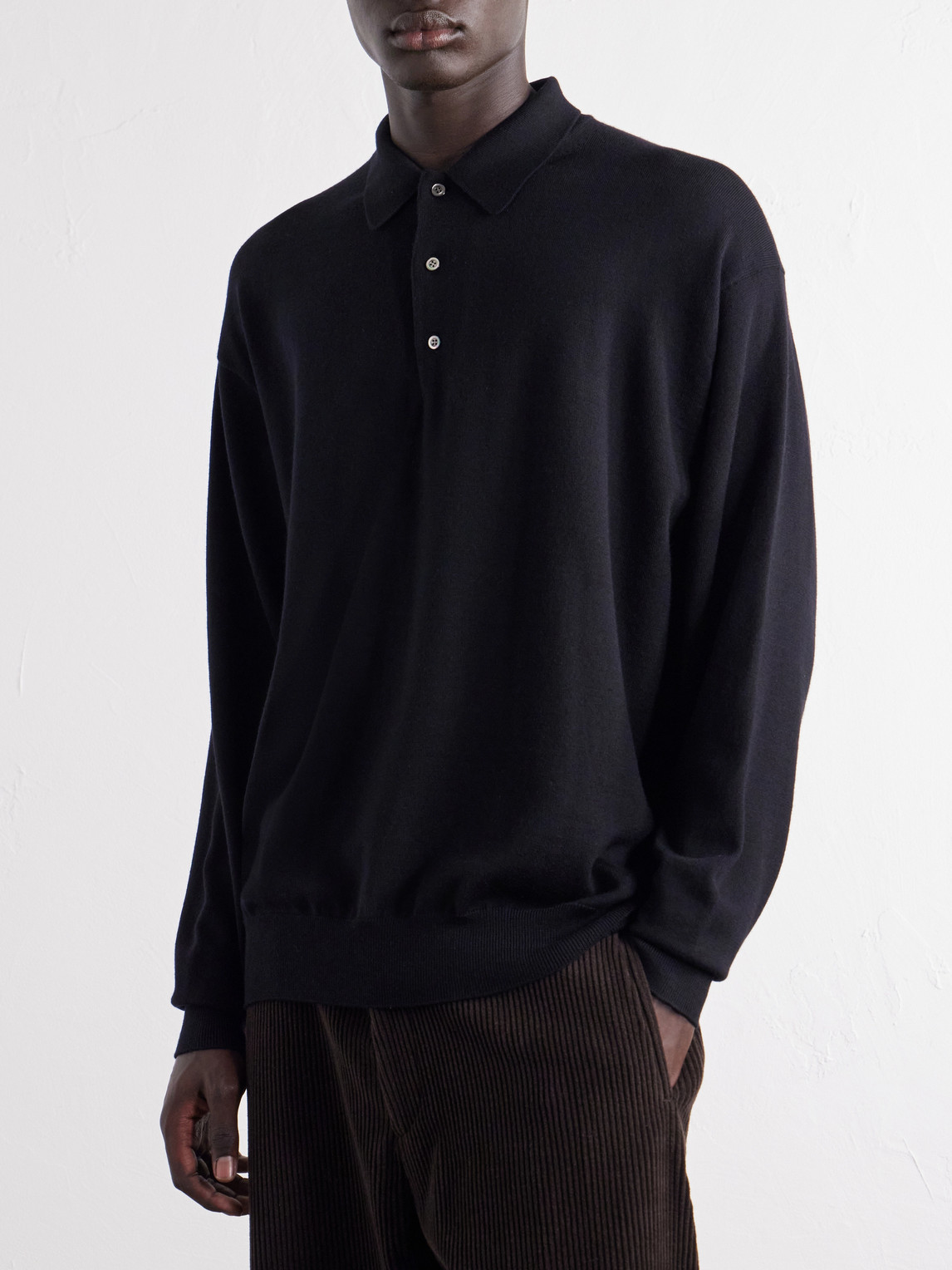 Wool Polo Shirt