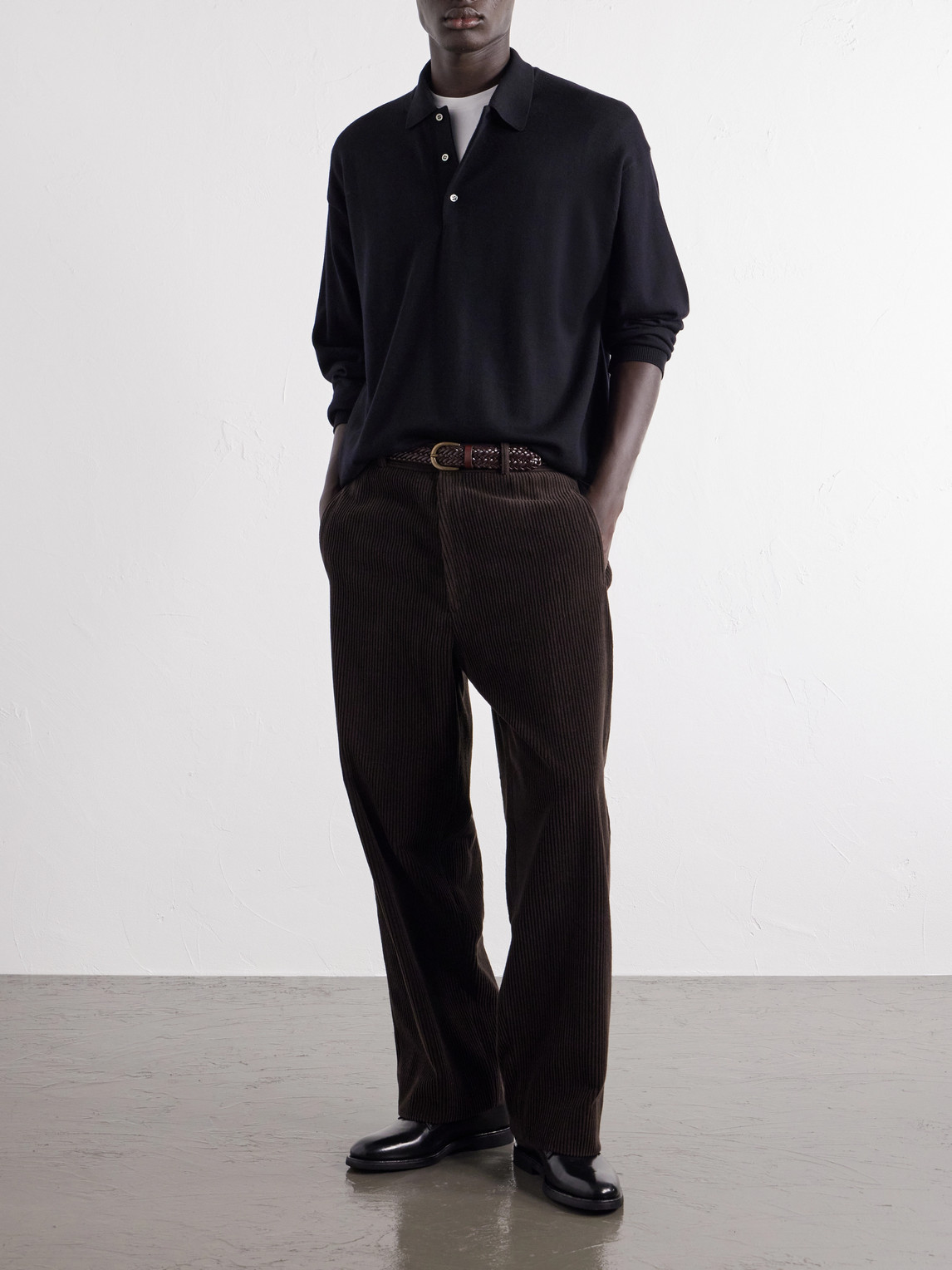 Wool Polo Shirt