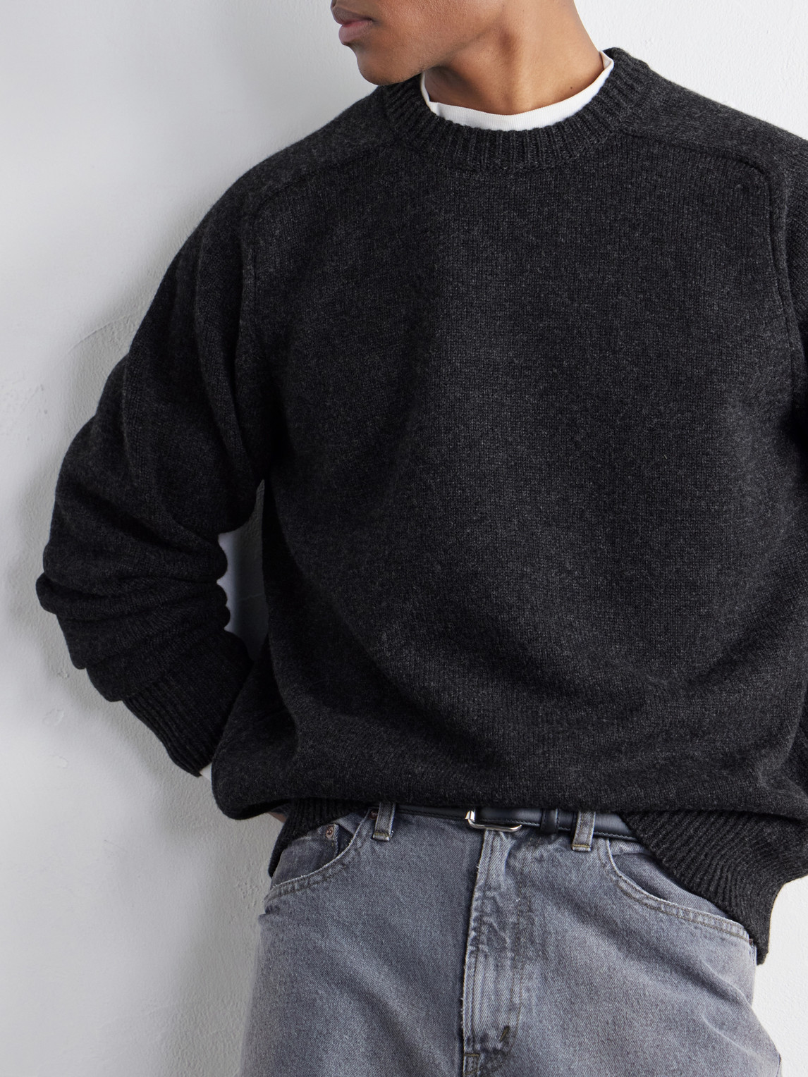Paneled Sweater