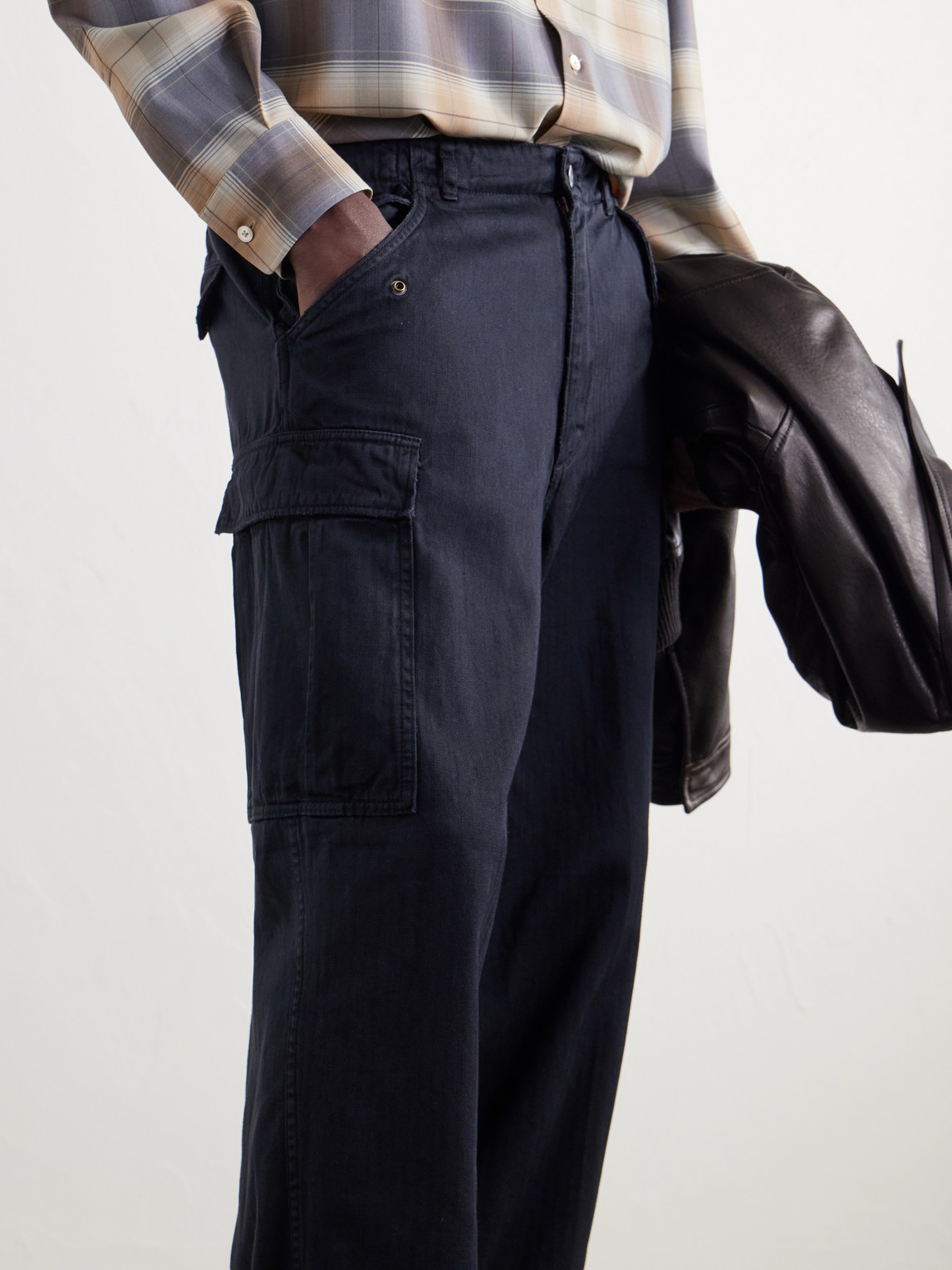 A.PRESSE Cotton-Twill Trousers - Men | Thumbnail 5 A.PRESSE Cotton-Twill Trousers - Men | Thumbnail 5