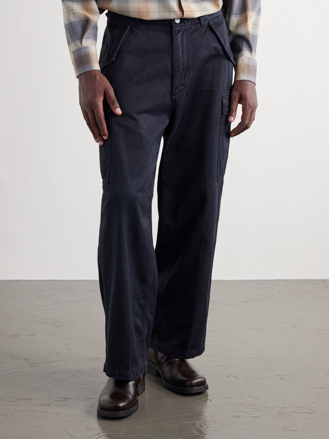 A.PRESSE Cotton-Twill Trousers - Men | Thumbnail 3 A.PRESSE Cotton-Twill Trousers - Men | Thumbnail 3