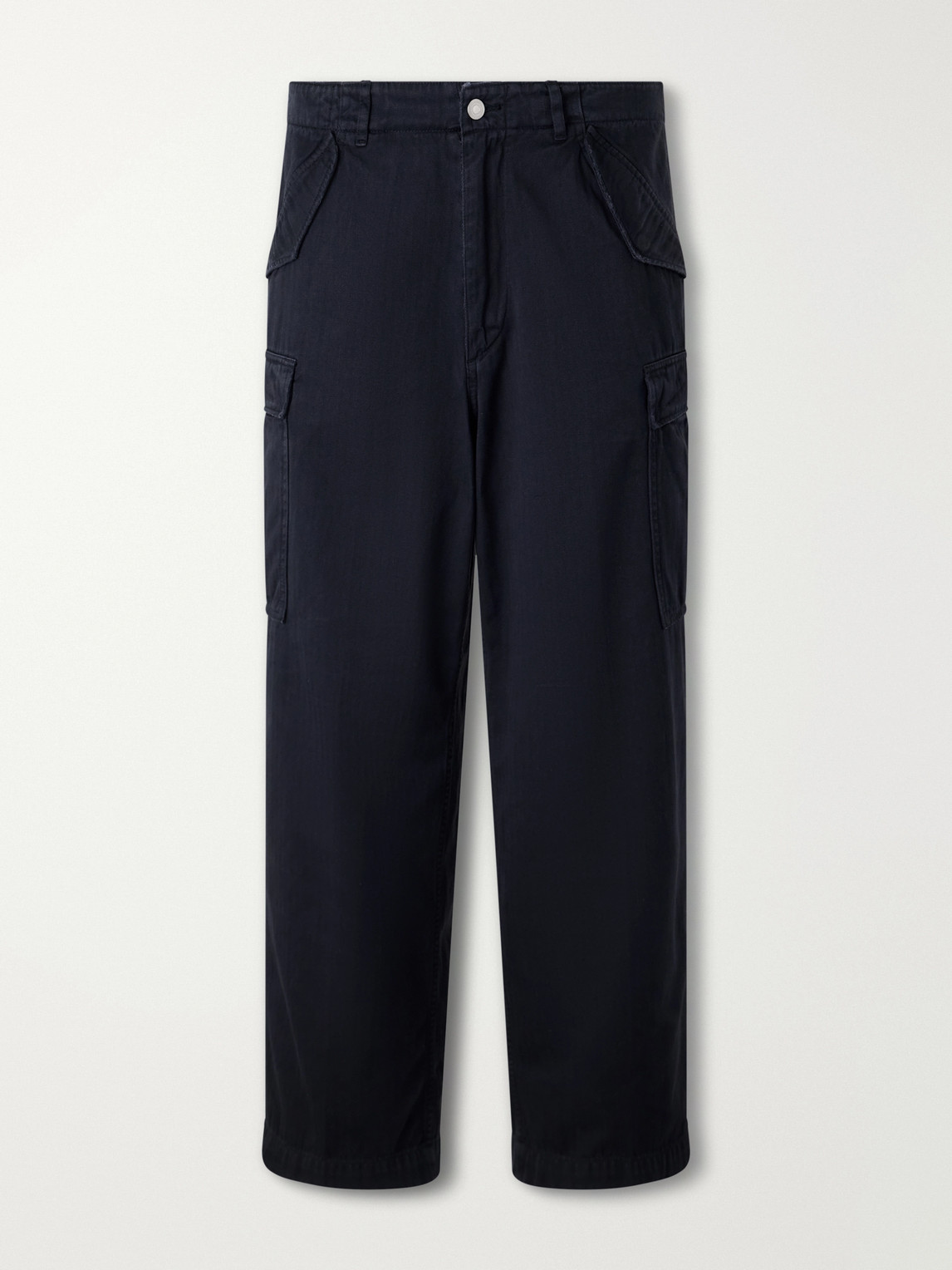 A.PRESSE Cotton-Twill Trousers - Men