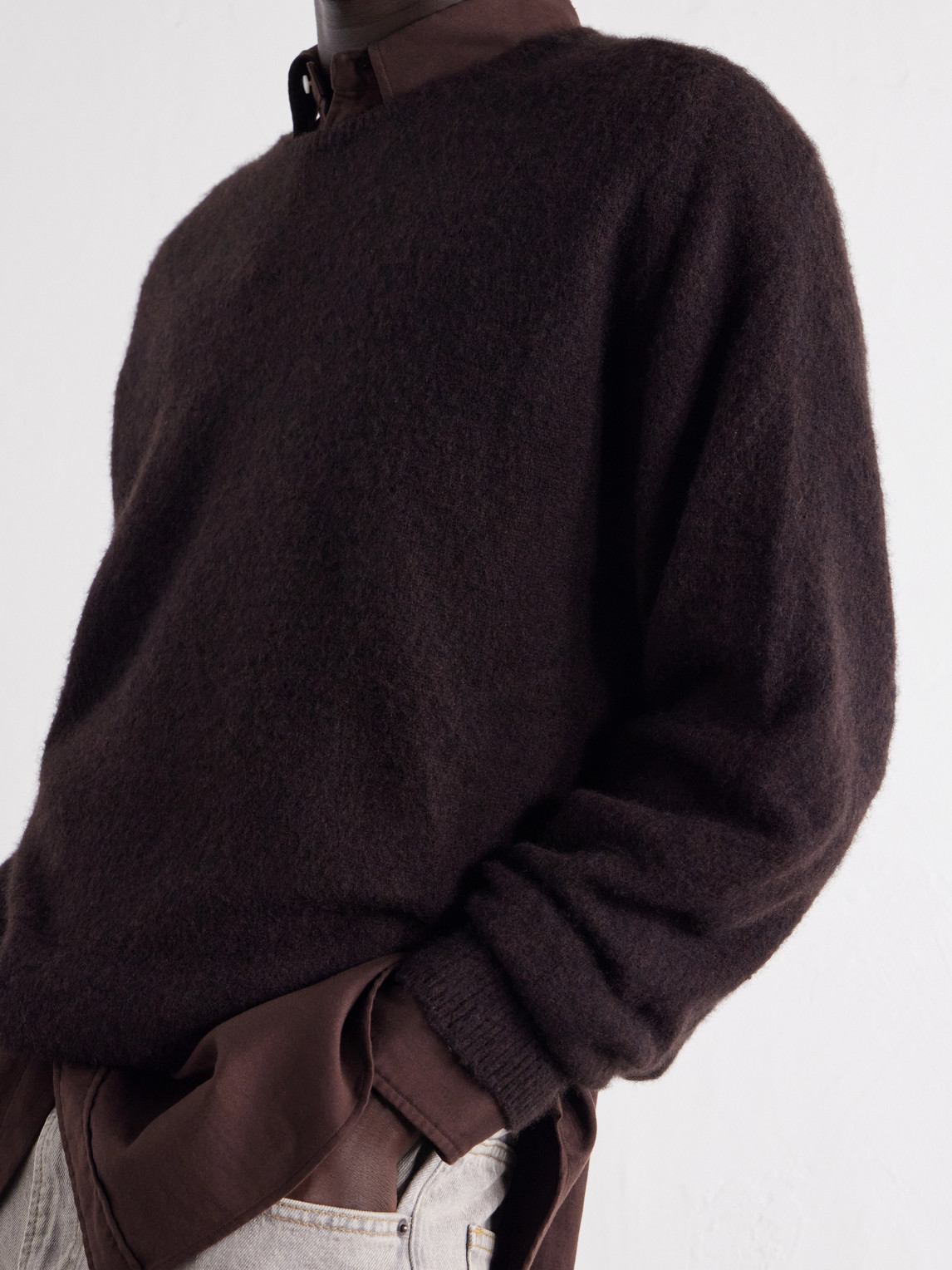 Brushed Cashmere Sweater