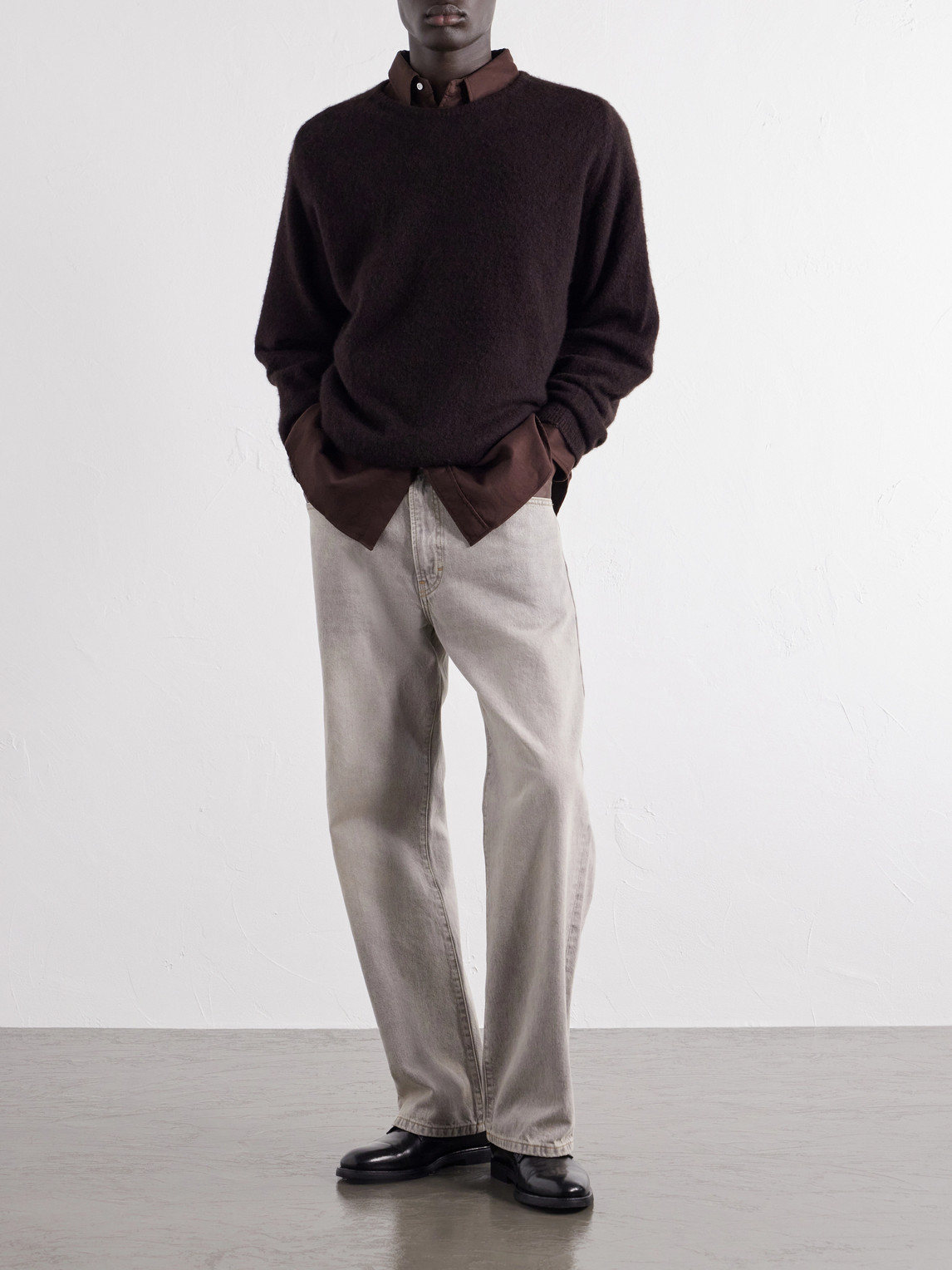 Brushed Cashmere Sweater