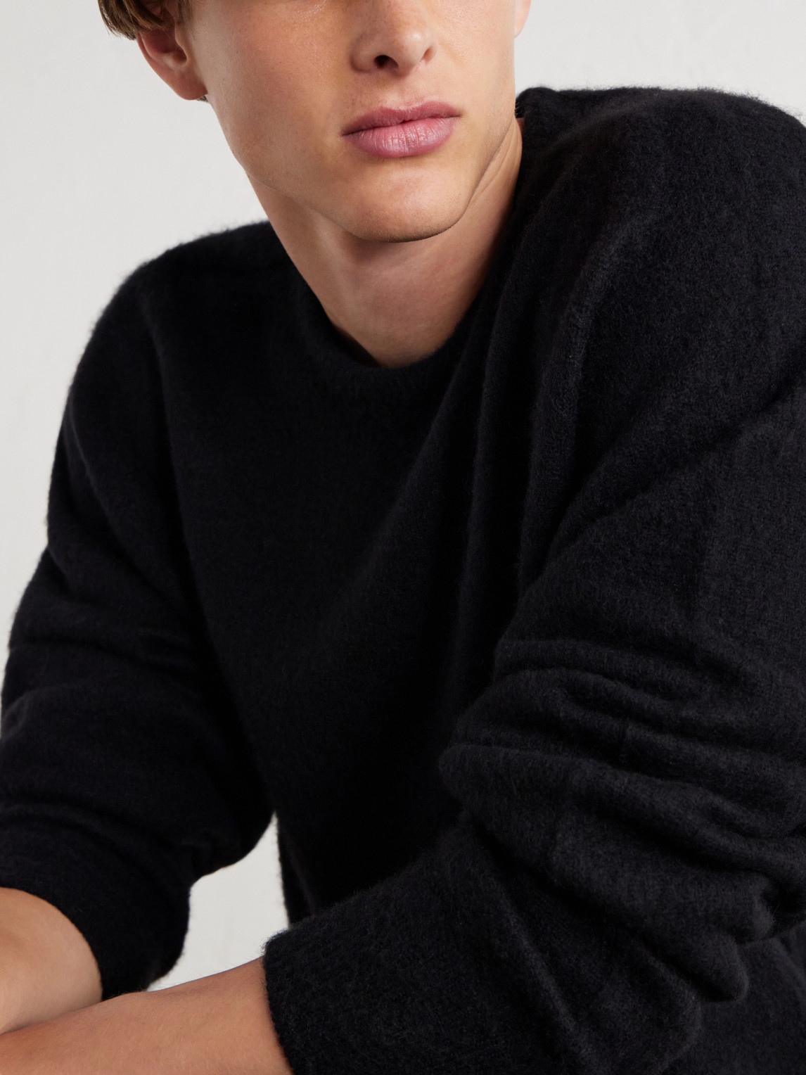Brushed Cashmere Sweater
