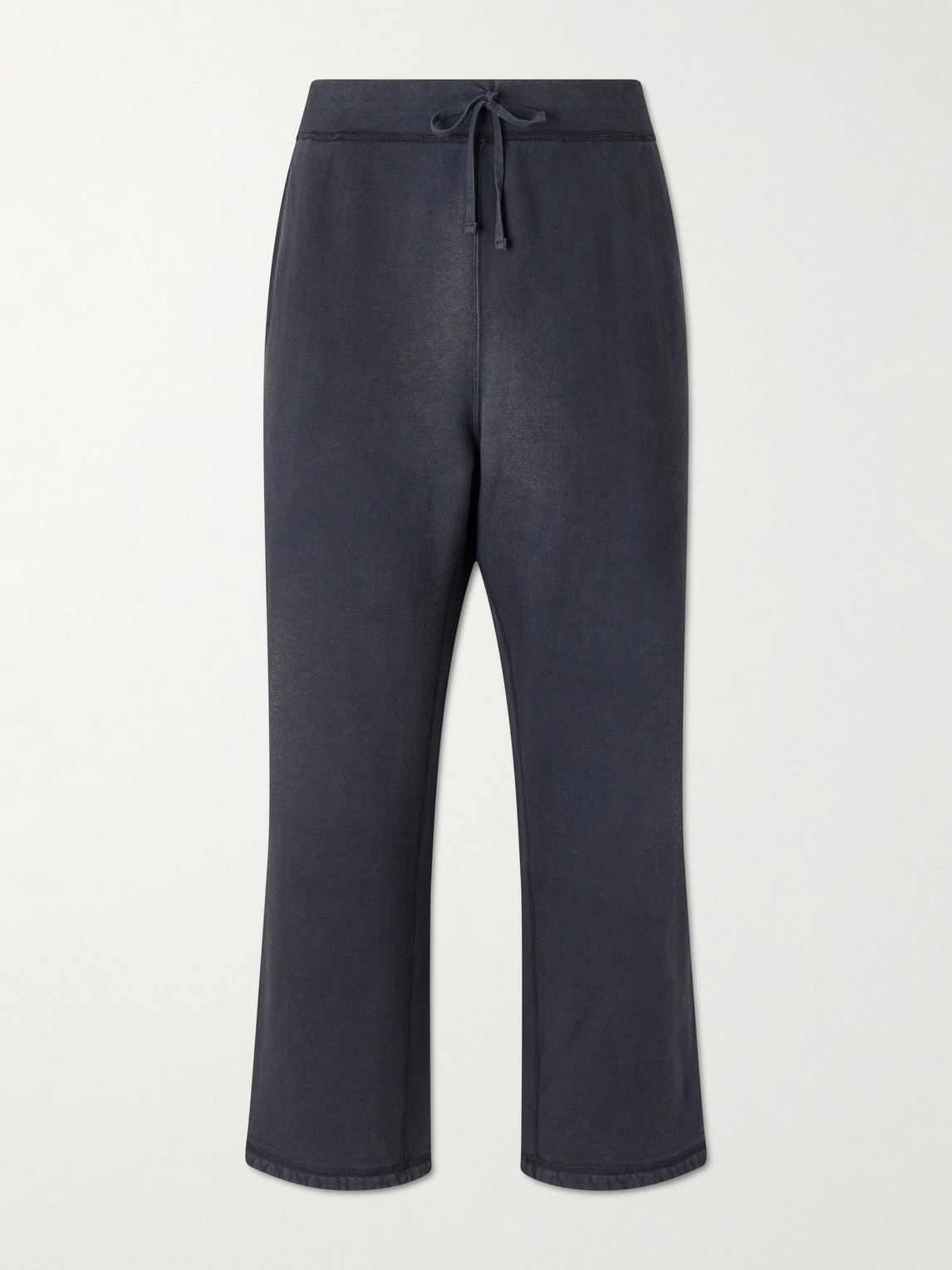 A.presse Straight-leg Cotton-jersey Sweatpants In Black