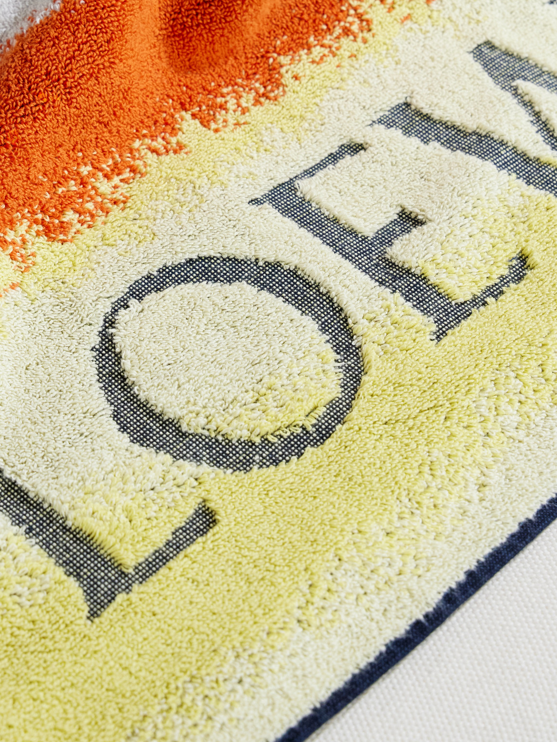  Loewe - Paula's Ibiza Cotton-terry Towel - Men - Yellow 