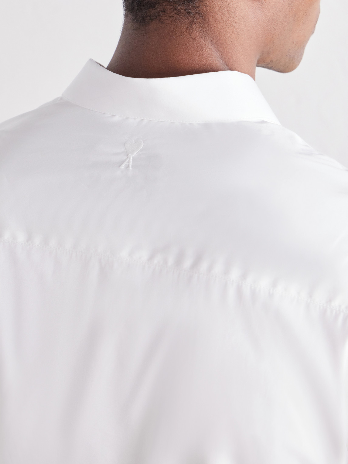 Tailor Logo-Embroidered Cotton-Poplin Shirt