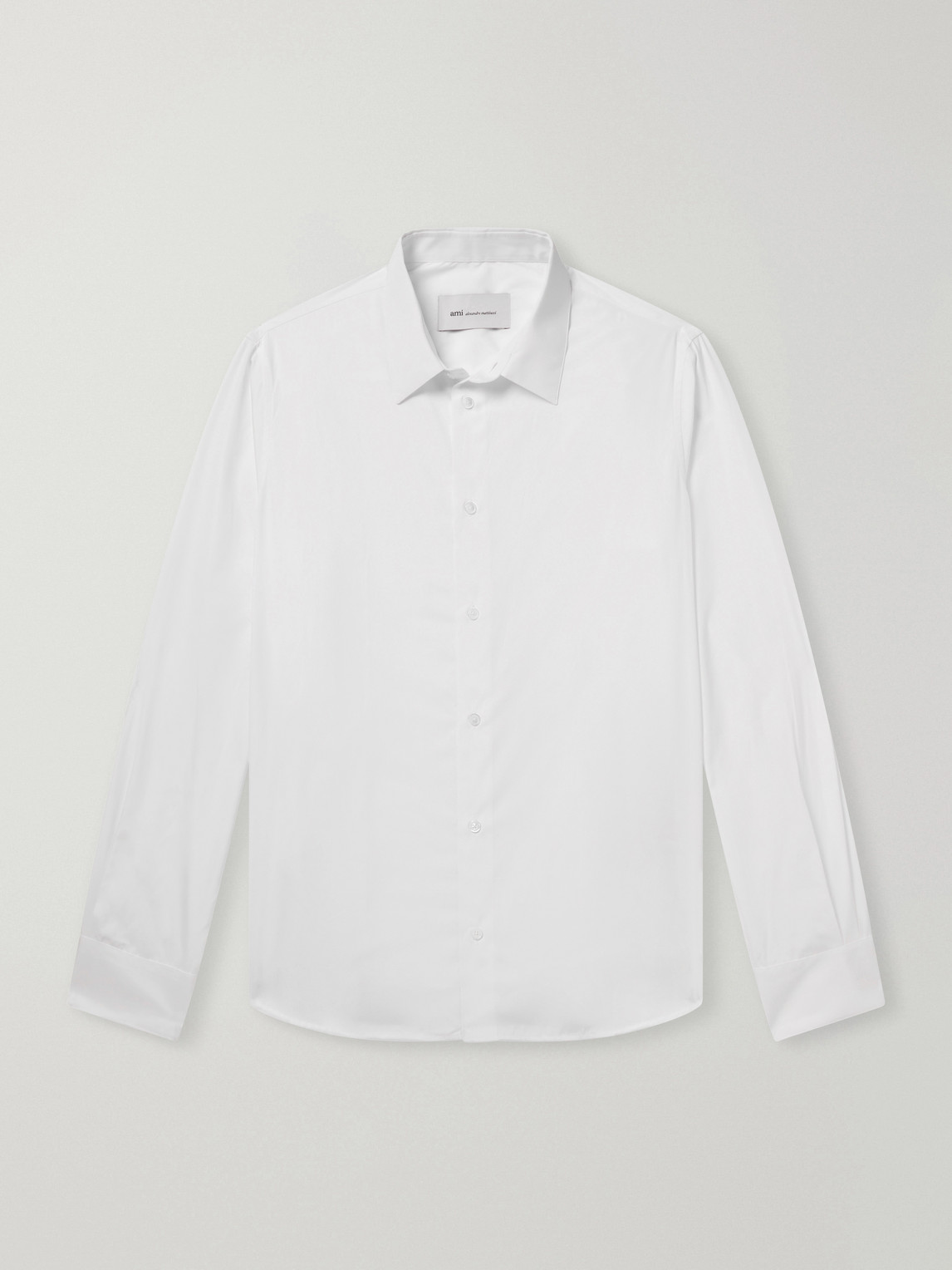 Tailor Logo-Embroidered Cotton-Poplin Shirt