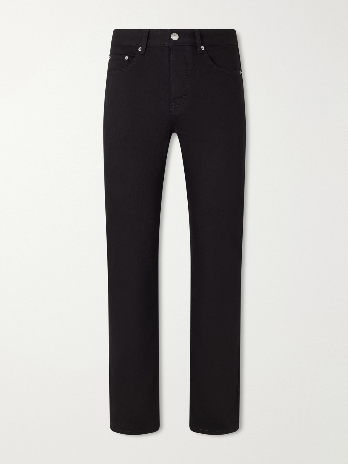 Ami Alexandre Mattiussi Straight-leg Jeans In Black