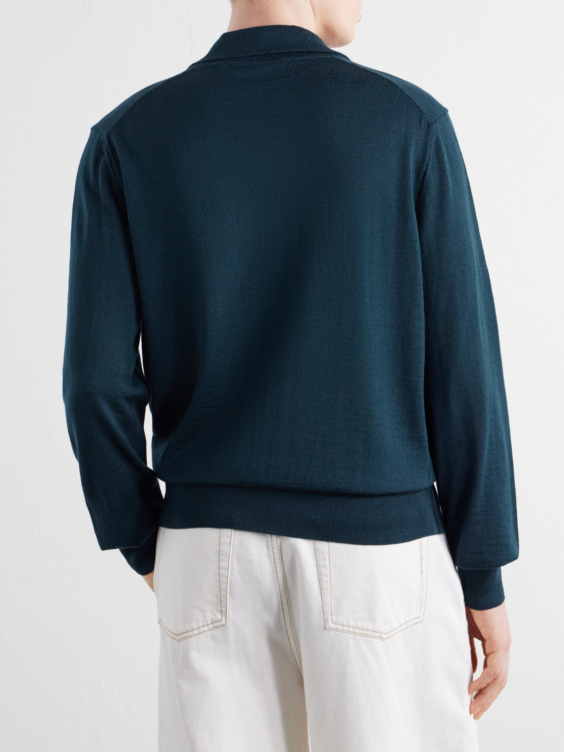 Merino Wool Polo Shirt