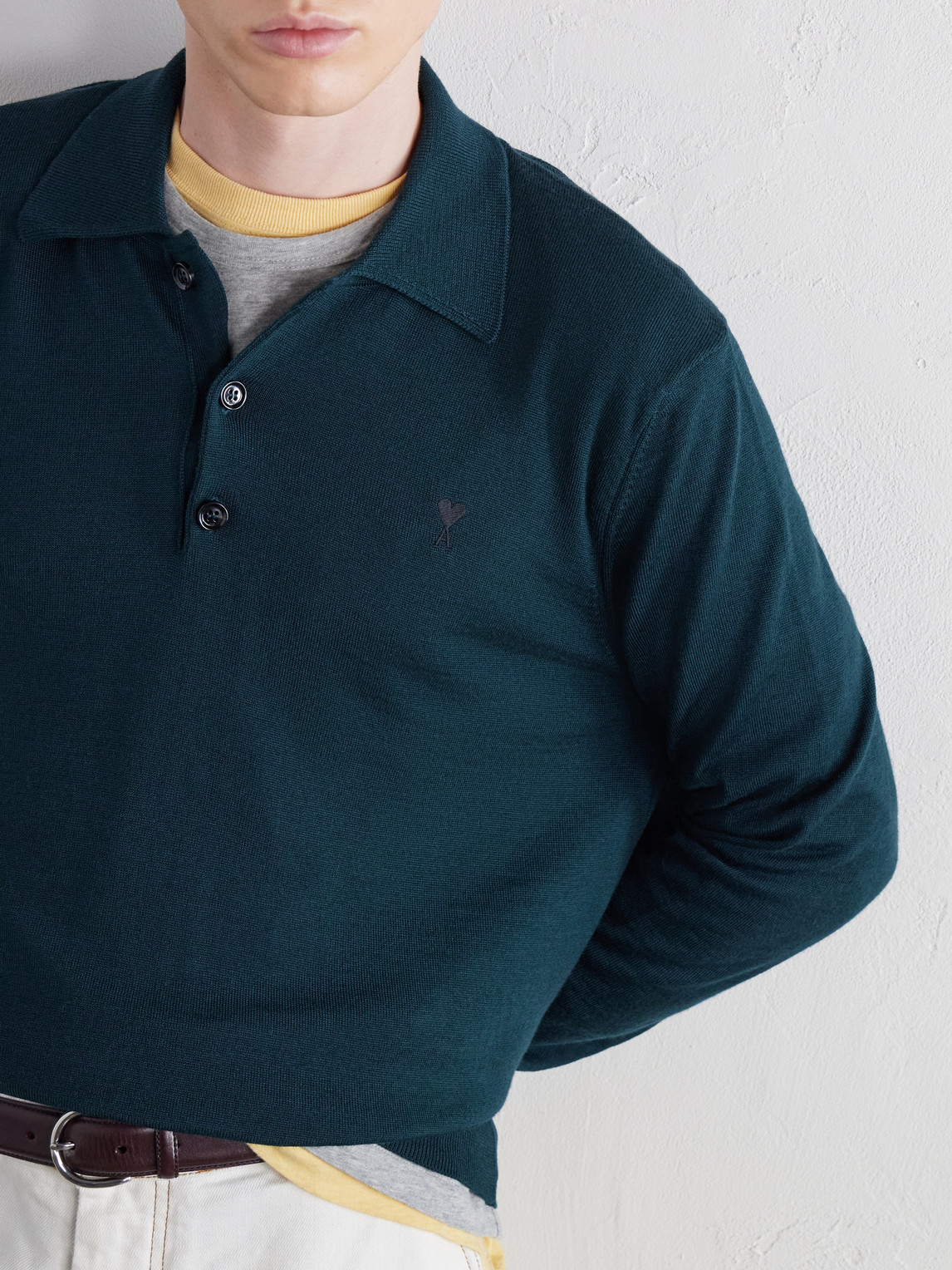 Merino Wool Polo Shirt