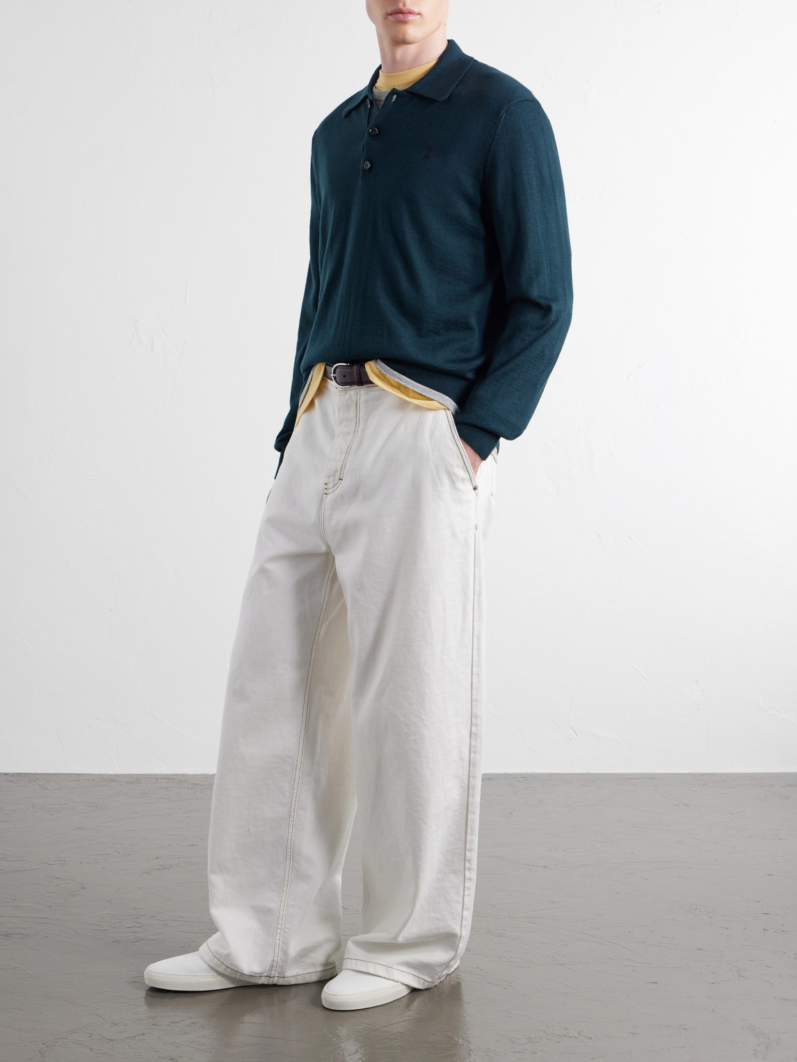 Merino Wool Polo Shirt