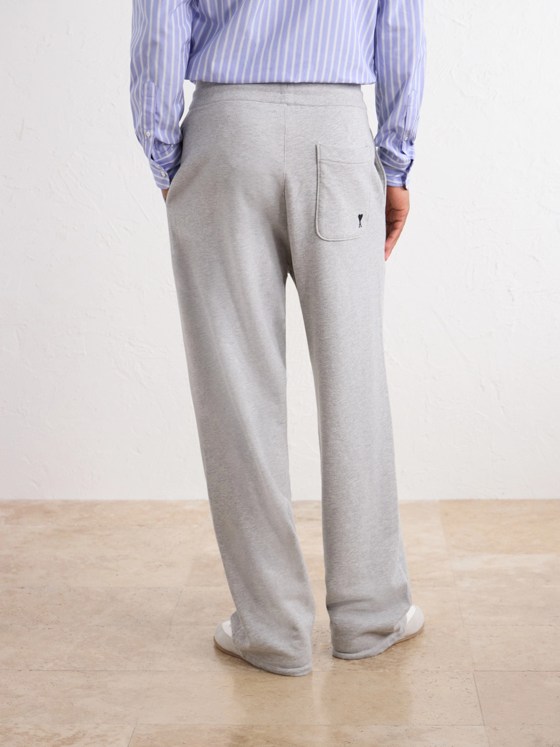Straight-Leg Cotton-Blend Jersey Sweatpants