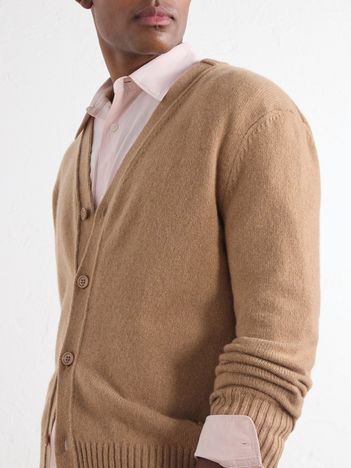 Logo-Embroidered Cashmere And Wool-Blend Cardigan
