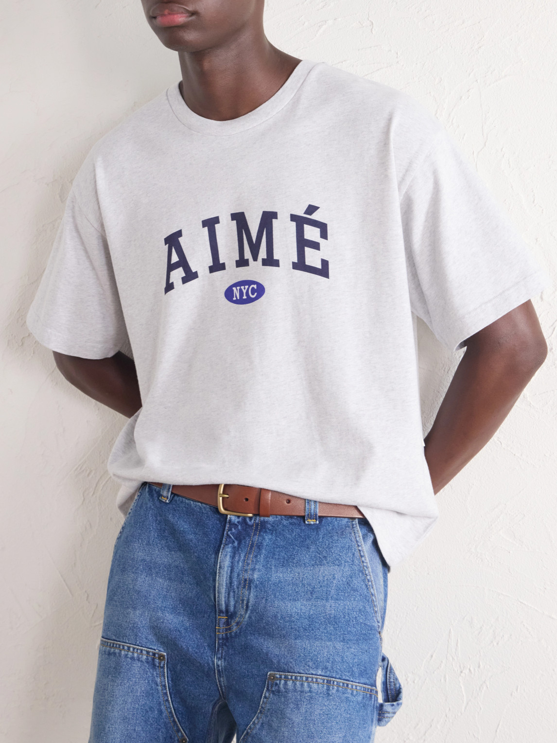 Aimé Leon Dore - Logo-Print Cotton-Jersey T-Shirt