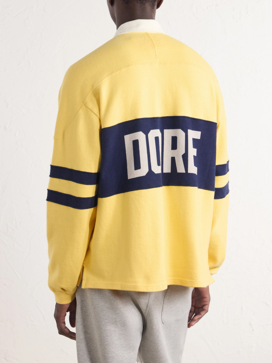 Aimé Leon Dore - Logo-Printed Striped Cotton Polo Shirt