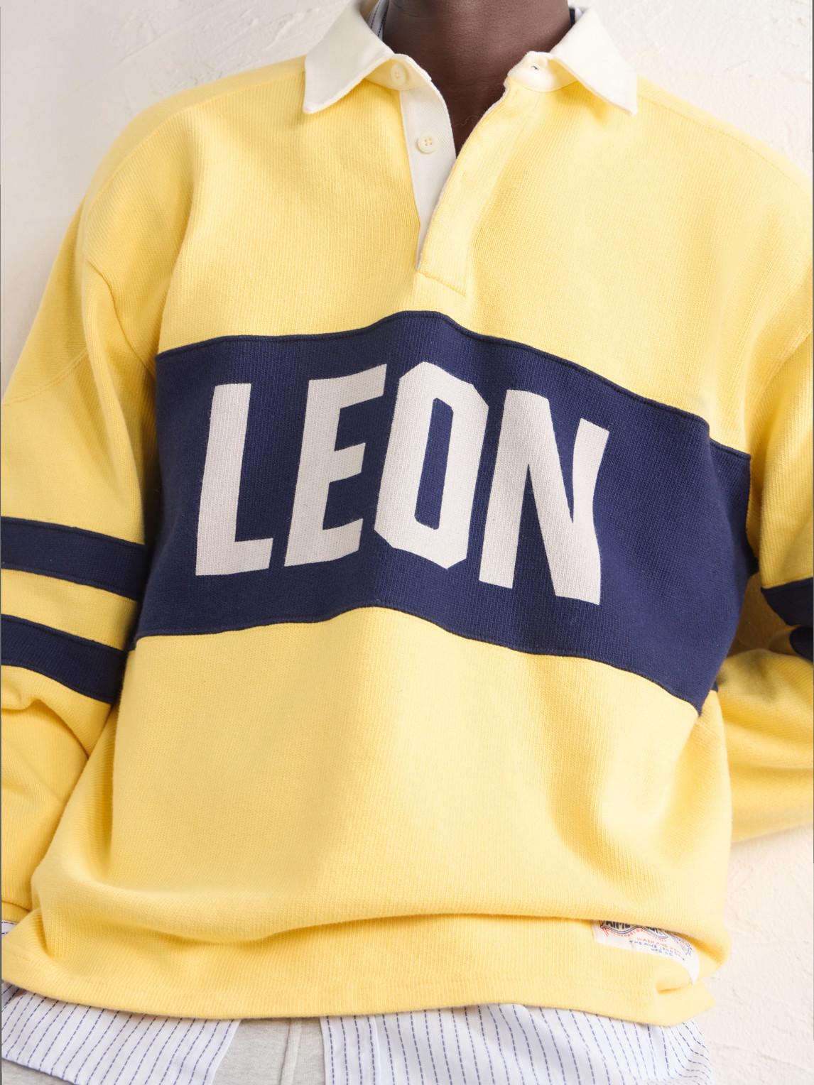 Aimé Leon Dore - Logo-Printed Striped Cotton Polo Shirt