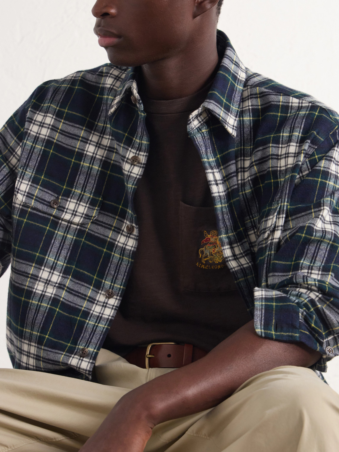 Aimé Leon Dore - St. George Logo-Embroidered Cotton-Jersey T-Shirt