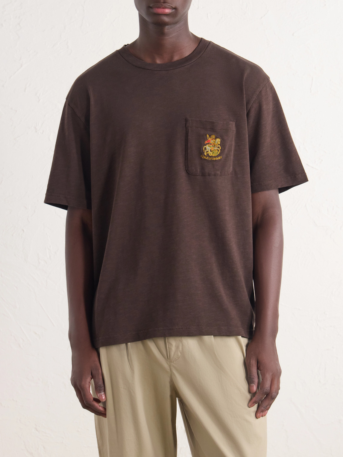 Aimé Leon Dore - St. George Logo-Embroidered Cotton-Jersey T-Shirt