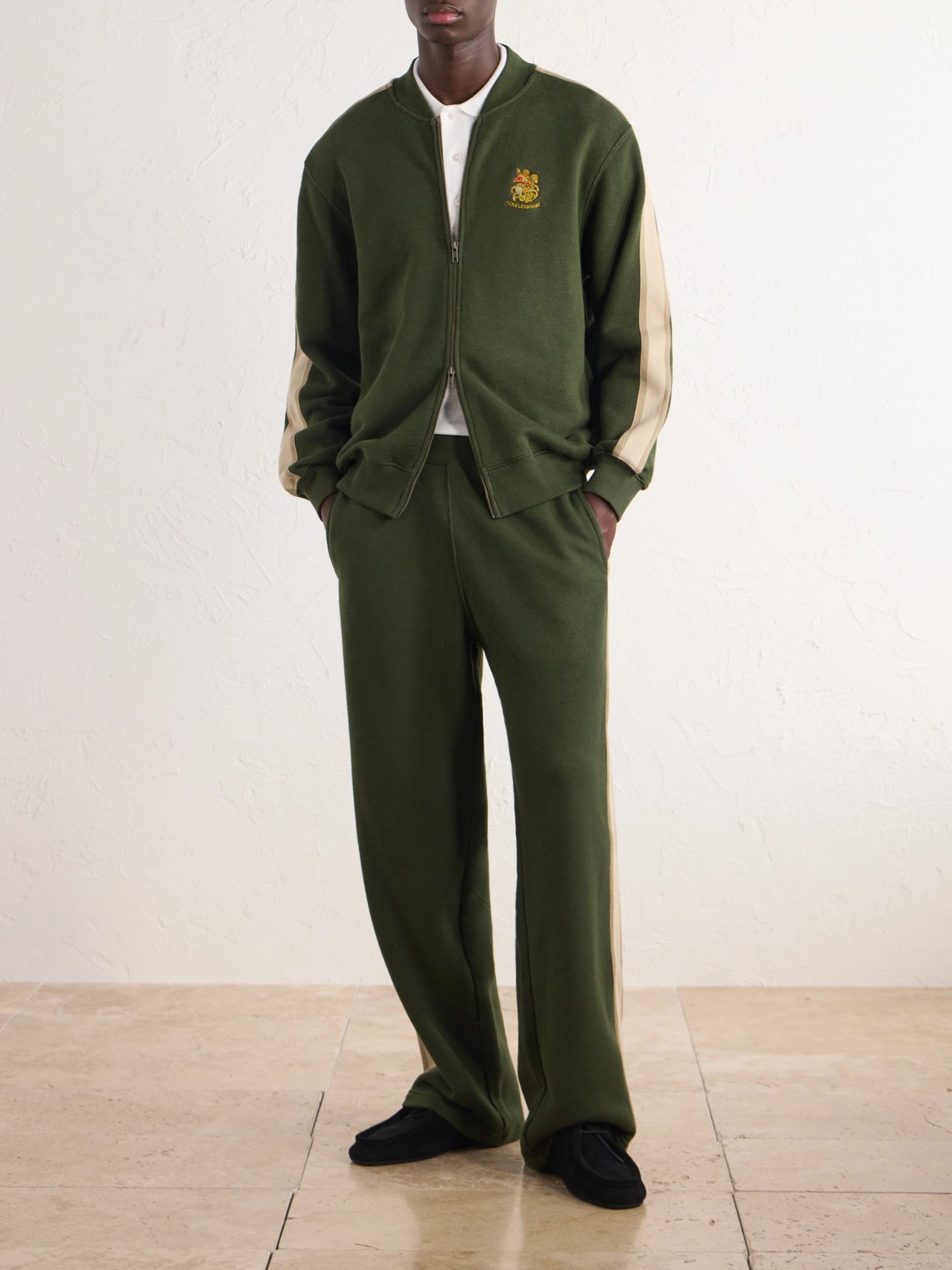 Aimé Leon Dore - Straight-Leg Striped Cotton Sweatpants