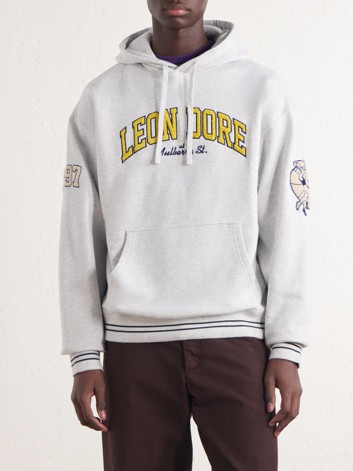 Aimé Leon Dore - Logo-Appliqué Cotton-Jersey Hoodie